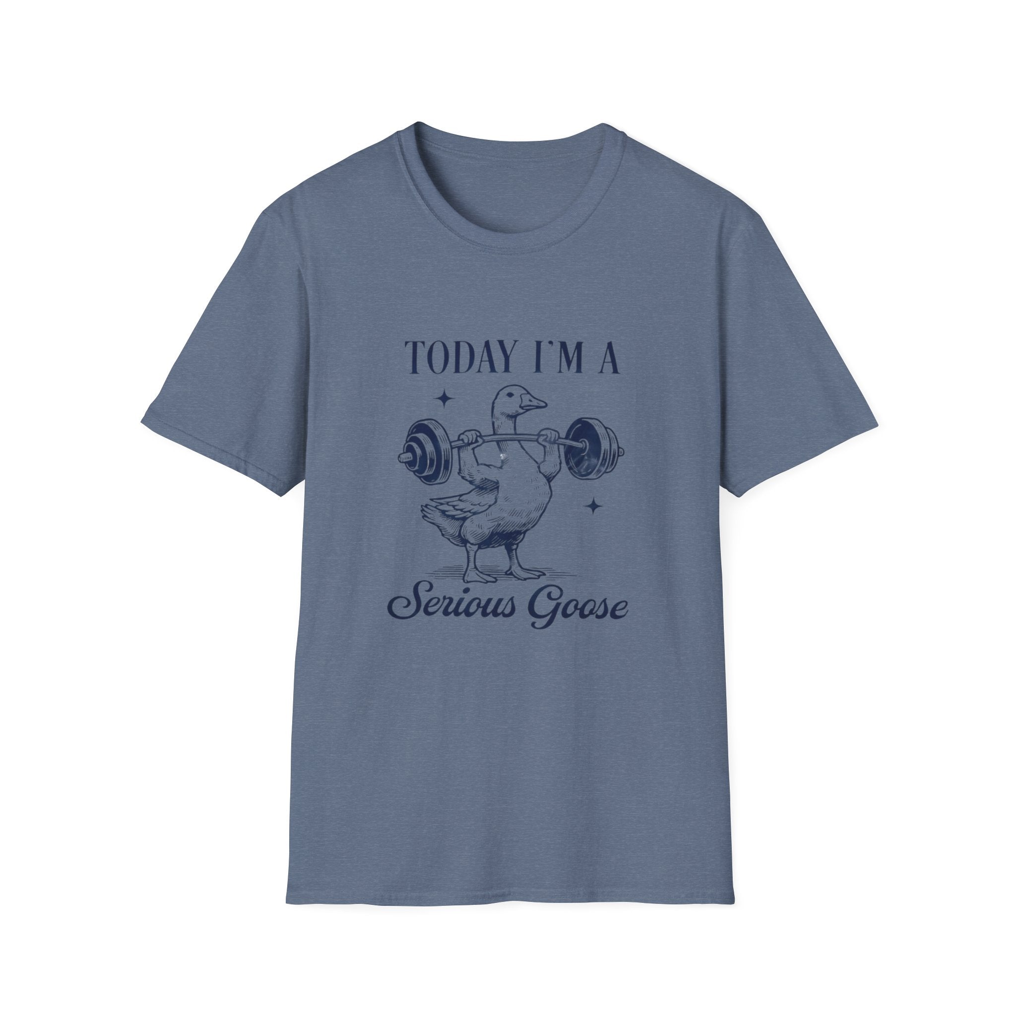 Serious Goose Tee Serious Goose Soft Vintage Style Tee, Funny Goose T-shirt