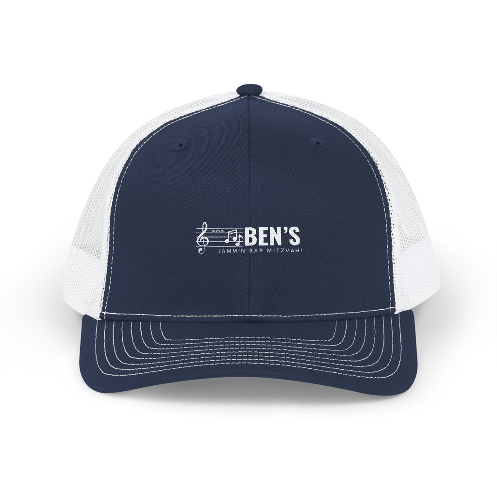 Custom Bar Mitzvah Trucker Hat (Ben)