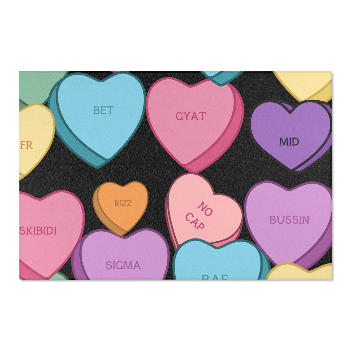 Valentine Sigma Area Rugs For the Rizz Room