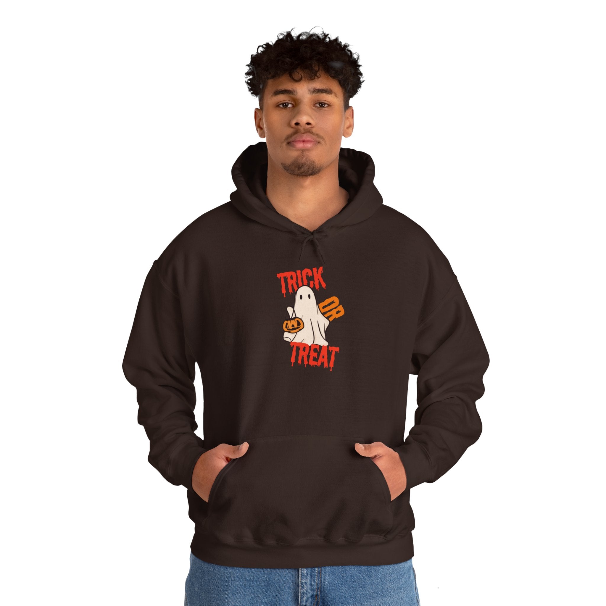 Halloween Hoodie Trick or Treat Halloween Hooded Sweatshirt