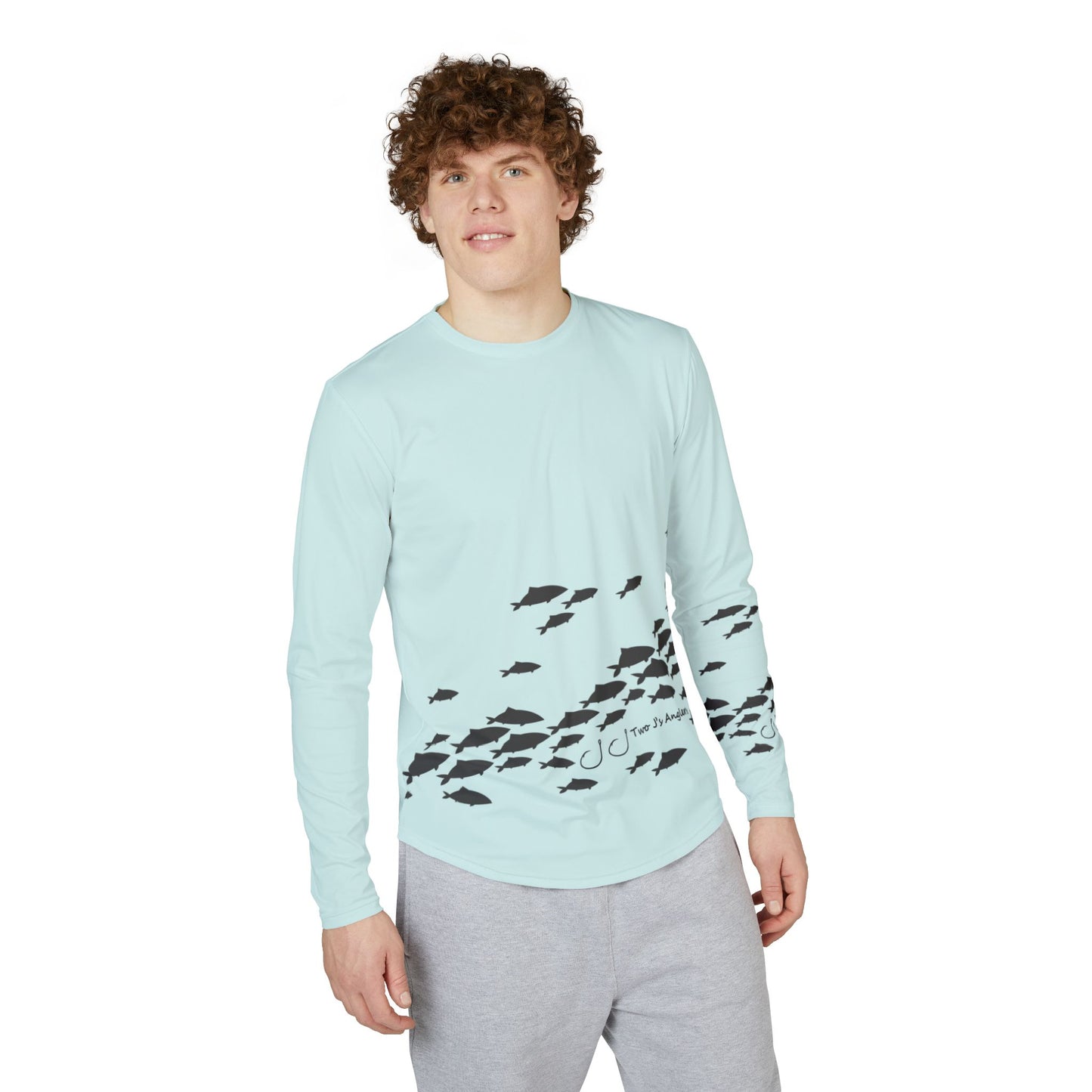 Men's UV Protection Fishing Shirt, Long Sleeve Outdoor Apparel, Beach Days, Fishing