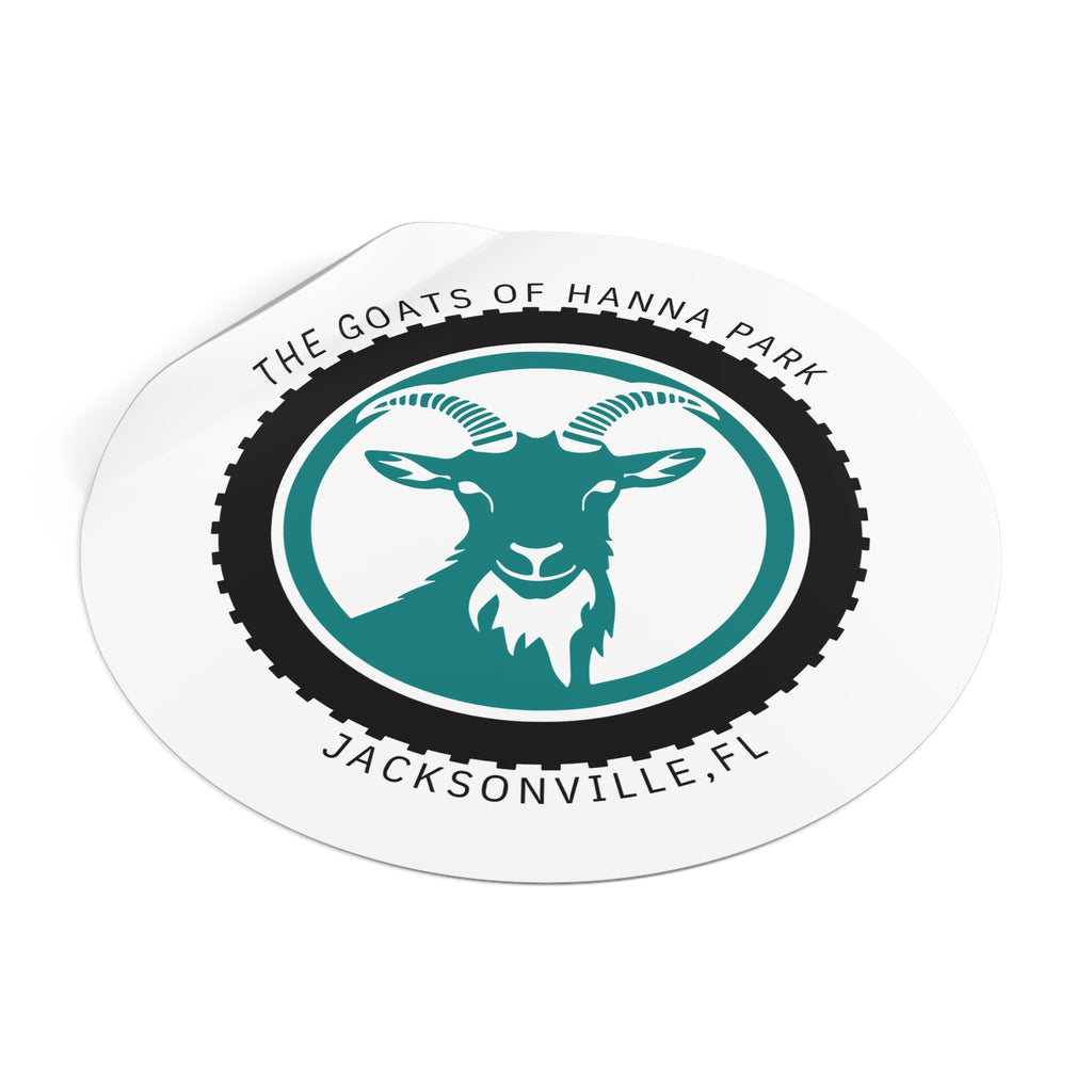 Goats of Hanna Round Vinyl Stickers