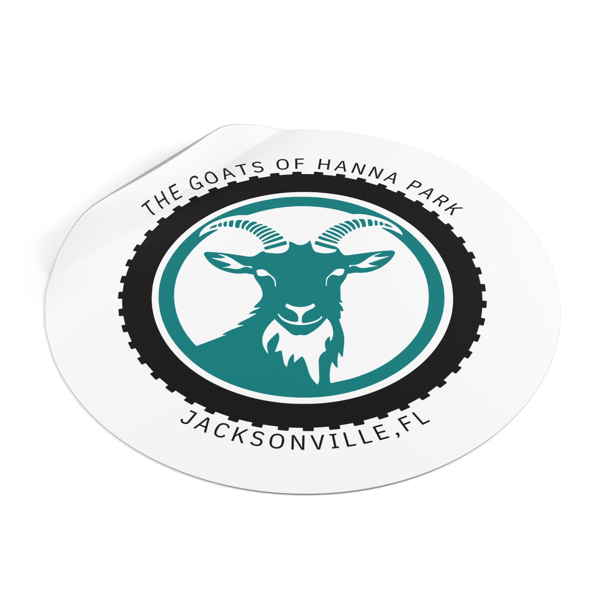 Goats of Hanna Round Vinyl Stickers