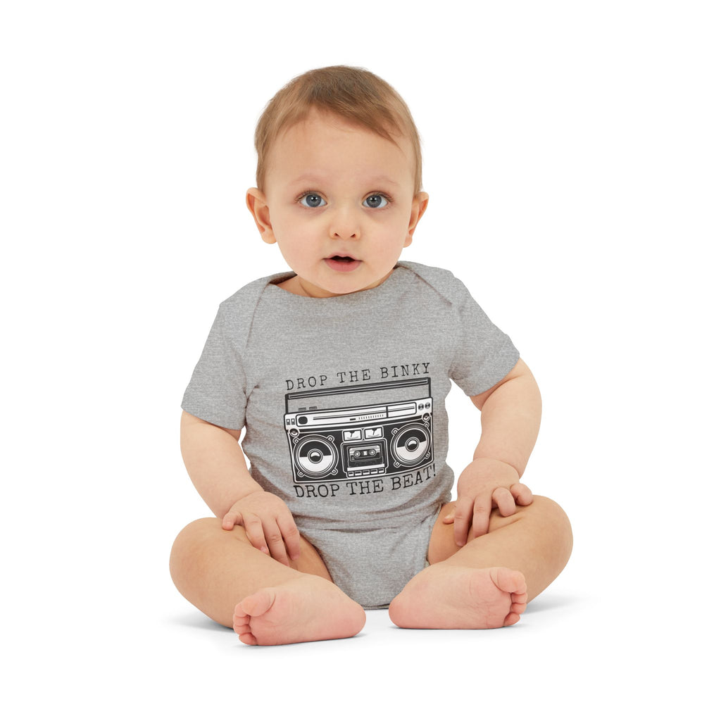 Drop the Binky, Drop the Beat  Baby Showers Gift Newborn Gifts, Music Lovers, Hipster Parents 90's parents