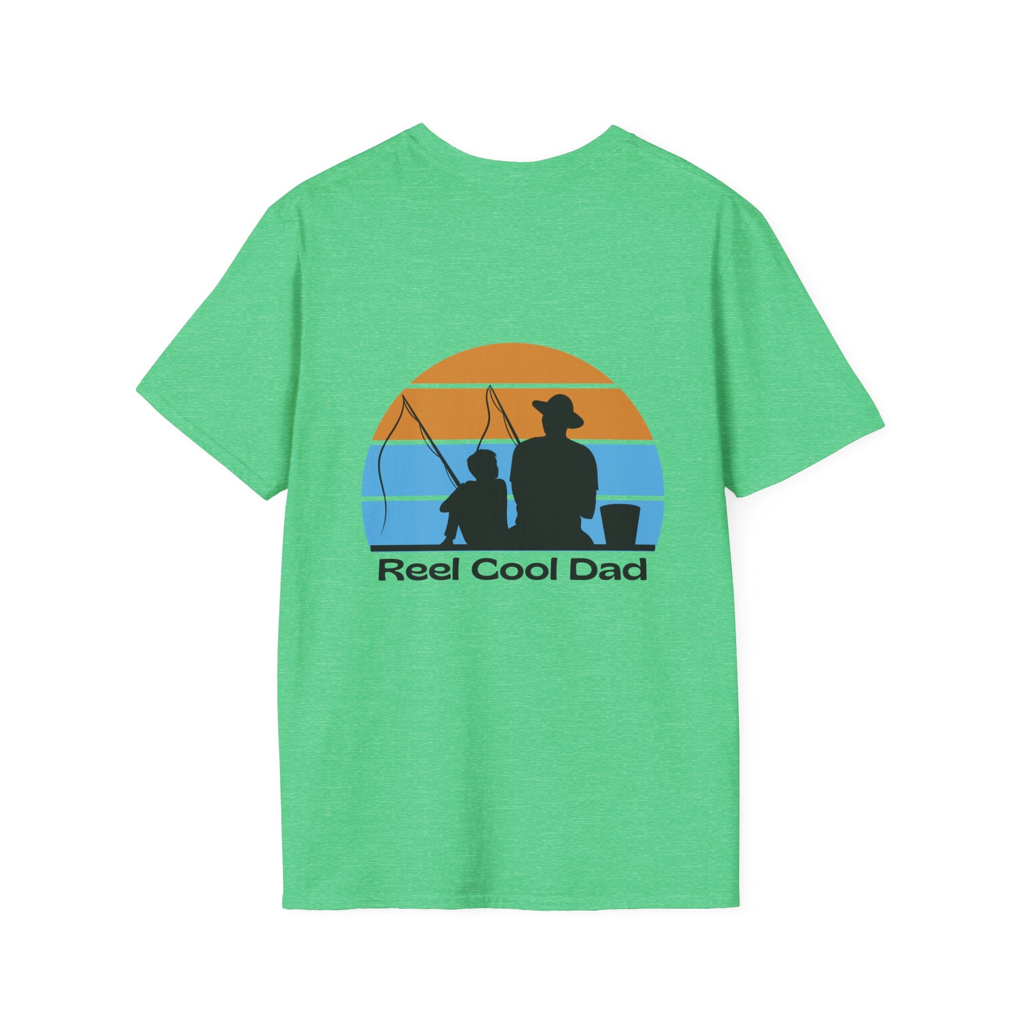 Reel Cool Dad Fishing T-Shirt, Father's Day Gift, Softstyle Tee, Fishing Apparel