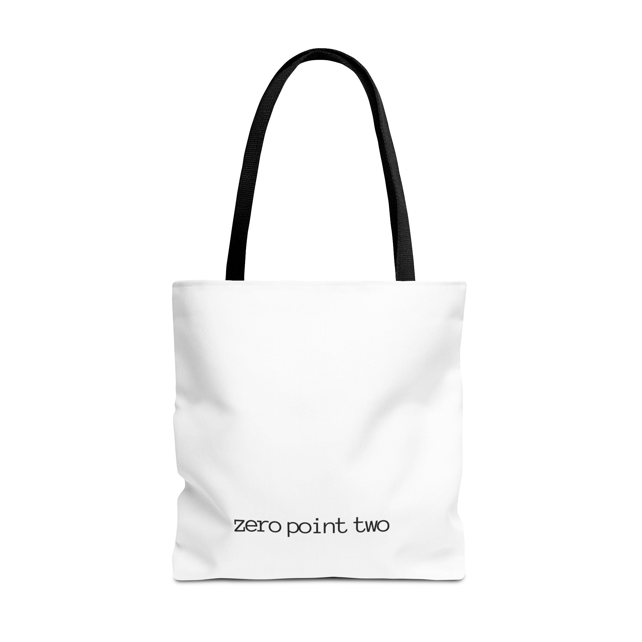 Zero Point Two Large Tote Bag Jewish Identity Tote Bag | Eco-Friendly Bag