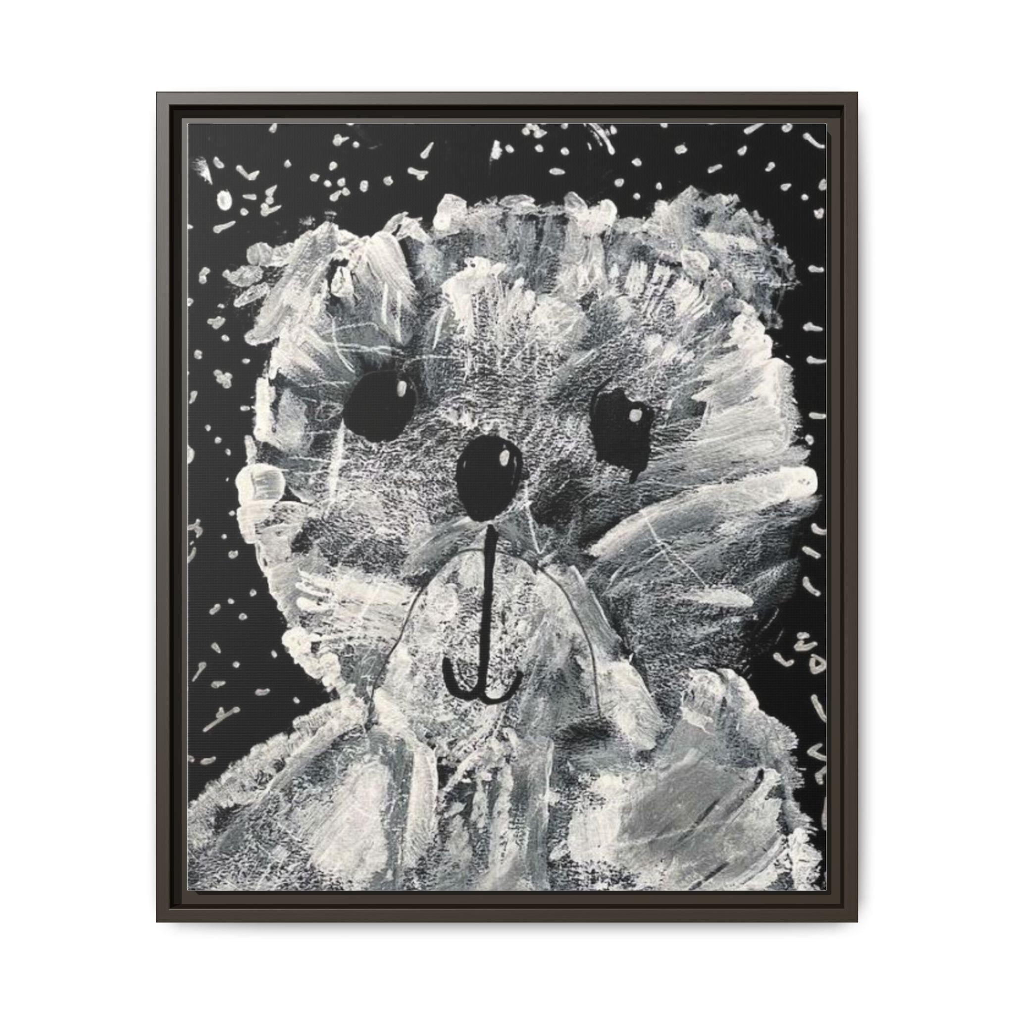 Theodore Roosevelt, Teddy Bear Matte Canvas, Framed Art by Jackson Smith