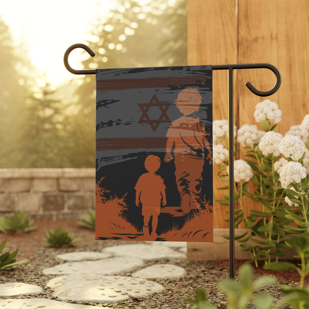 The Bibas Family Support The Bibas Family Memory Never Forget Bibas Family Black and Orange Flag