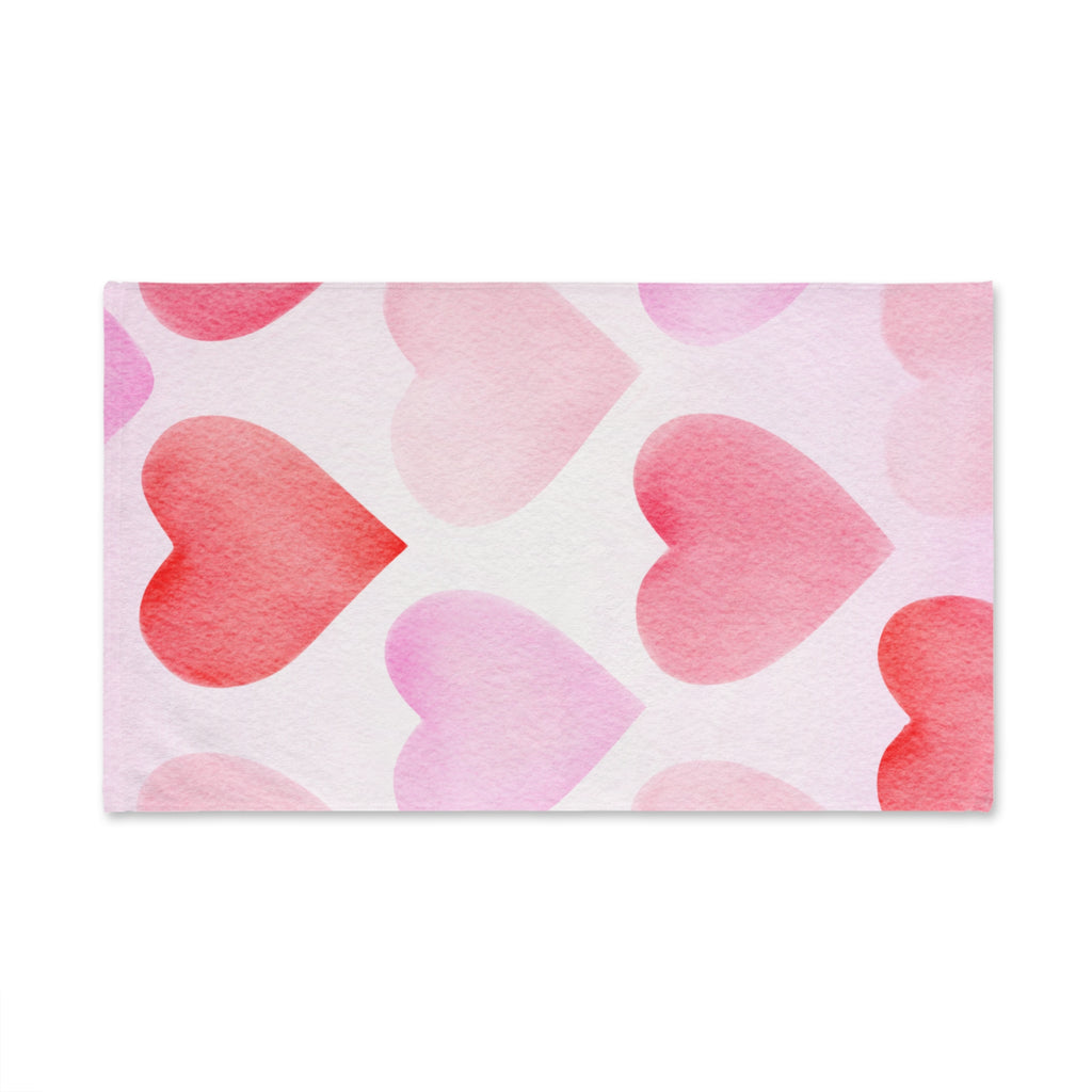 Hearts Towel Valentine's Day Hand Towel