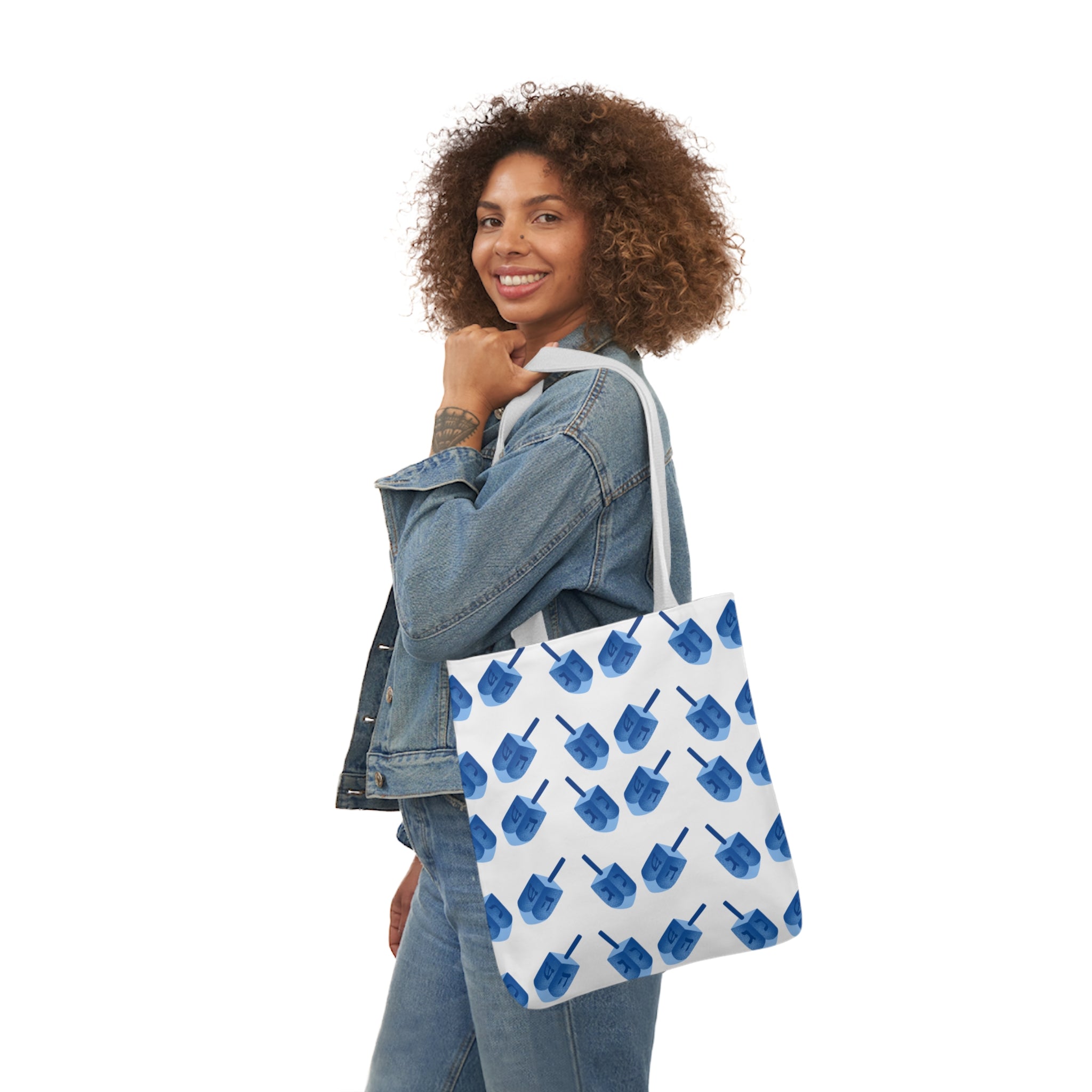 Hanukkah Canvas Tote Bag Dreidel Canvas Tote Bag Hanukkah Gift Bag