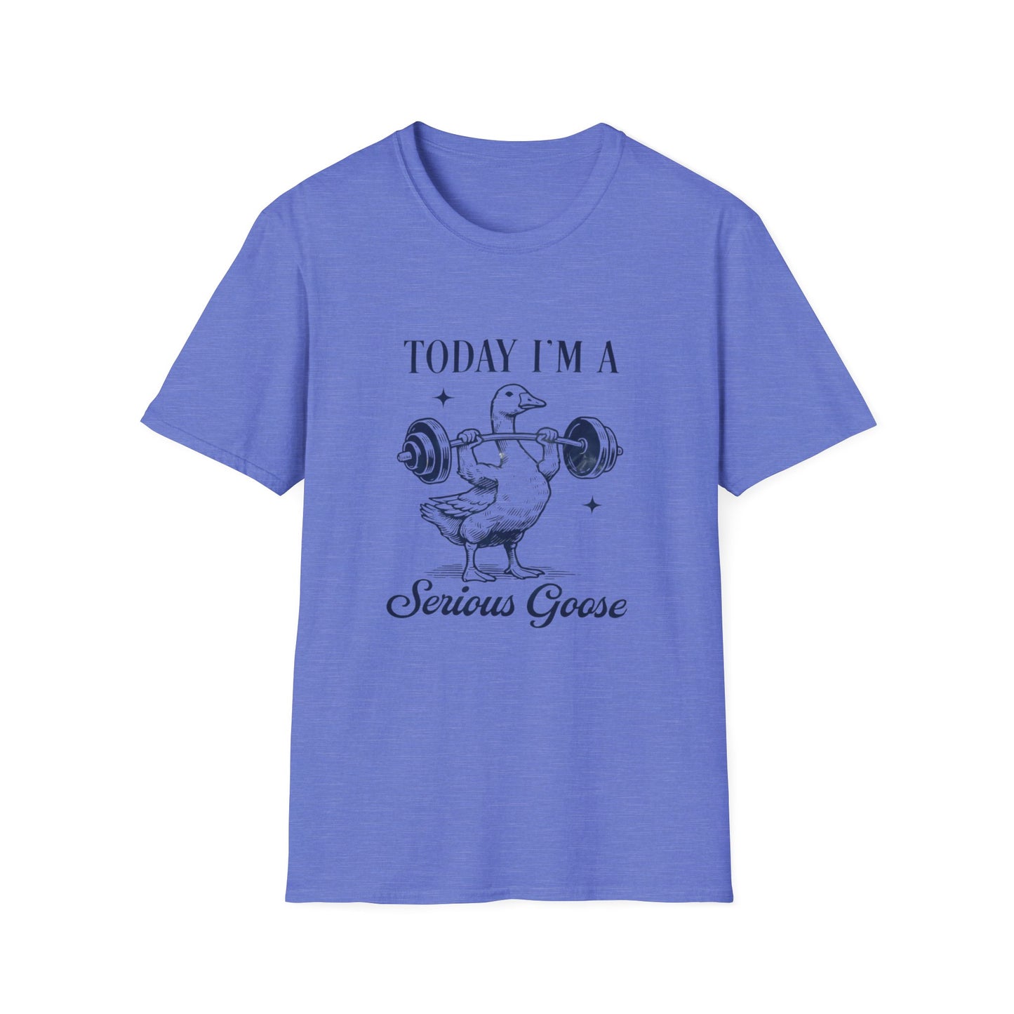 Serious Goose Tee Serious Goose Soft Vintage Style Tee, Funny Goose T-shirt