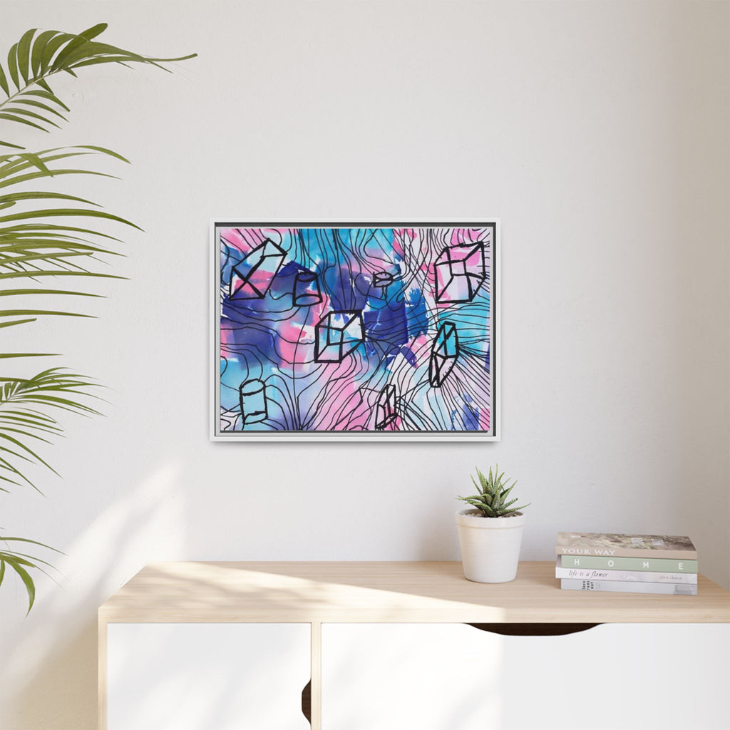 Elements of Art: Form Framed Canvas by Jackson G. Smith