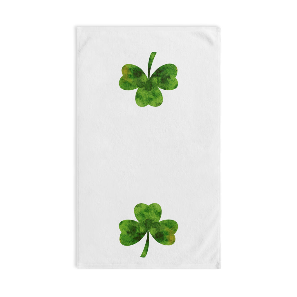 St. Patrick's Day Hand Towel Shamrock Hand Towel For St. Patrick's Day Irish Sink Towel