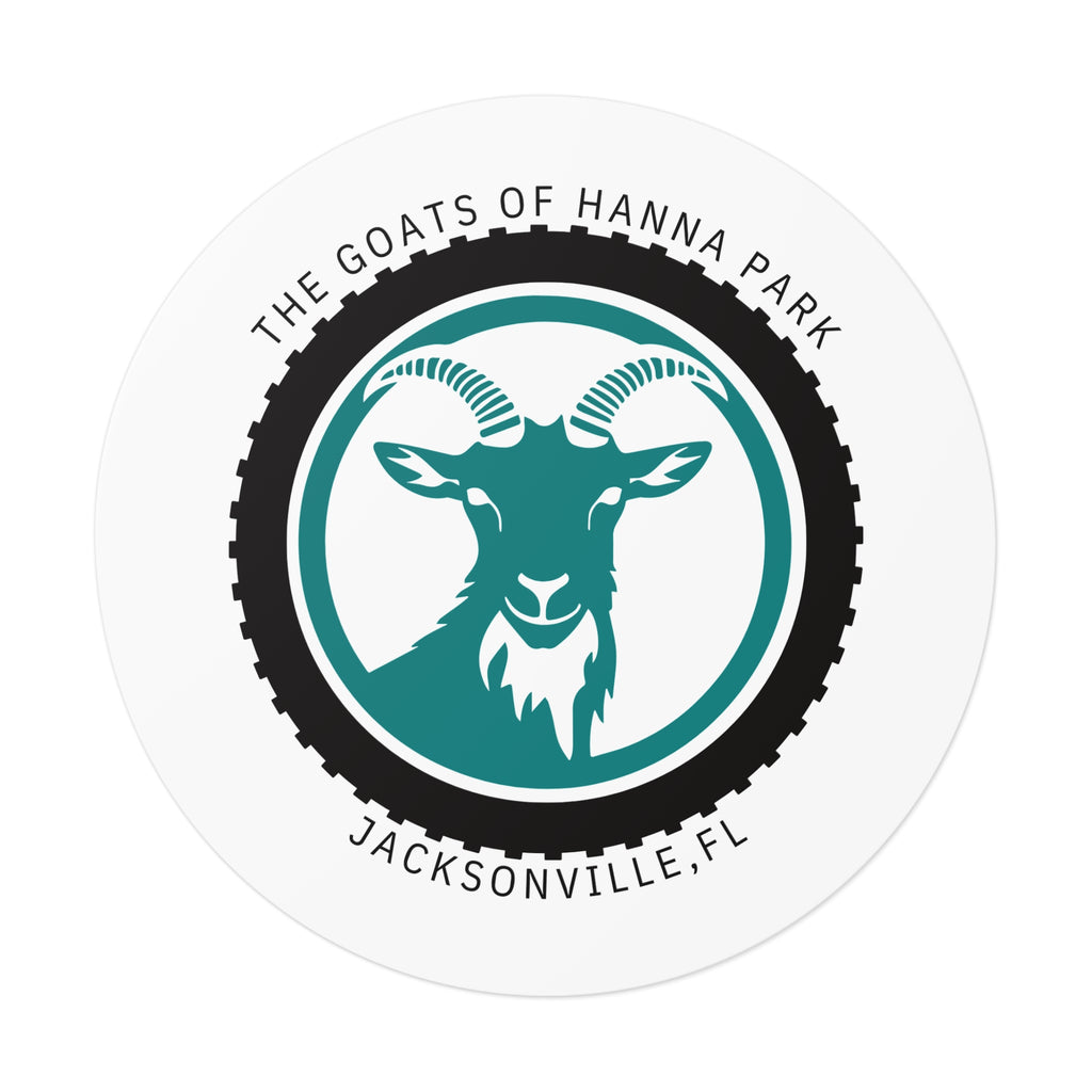 Goats of Hanna Round Vinyl Stickers