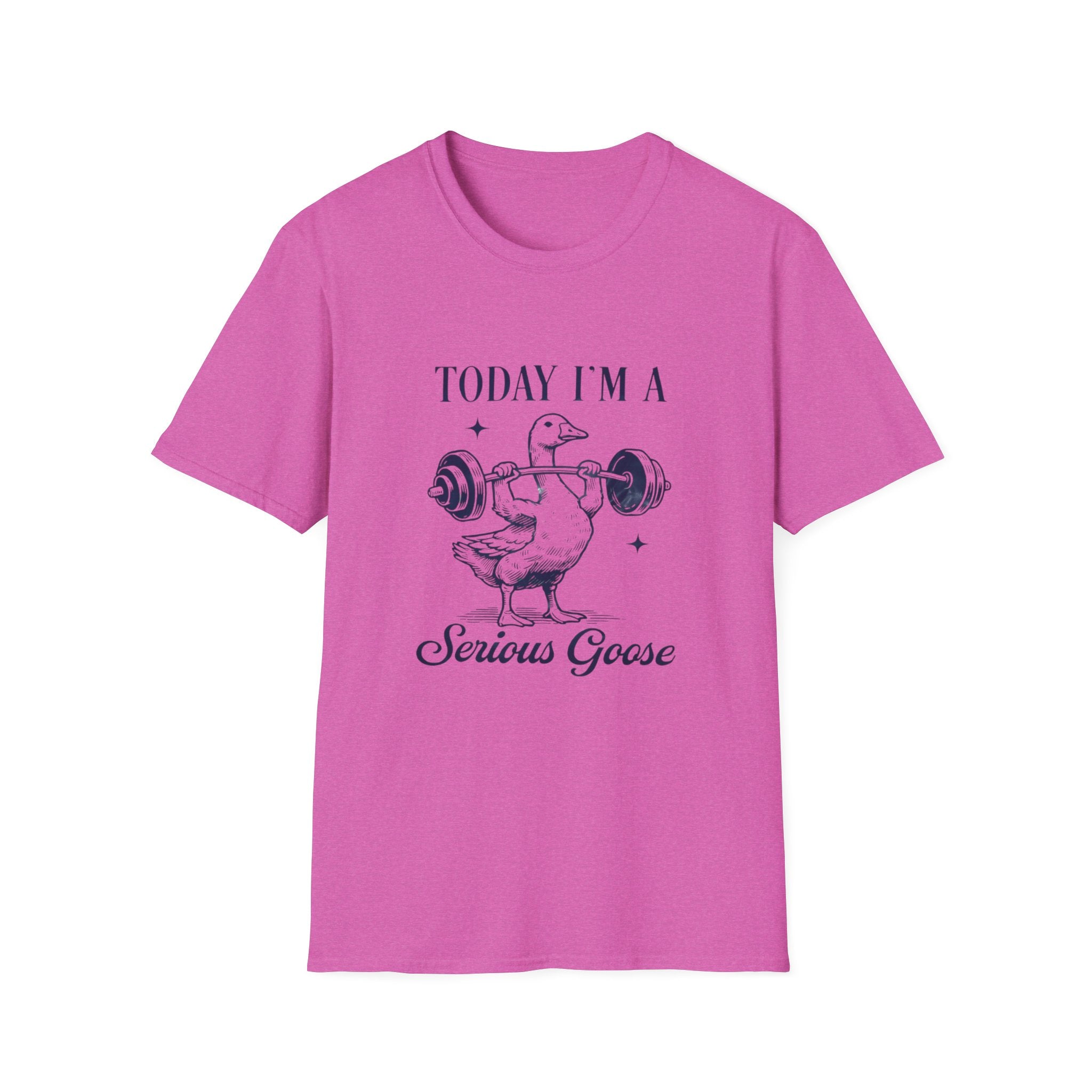 Serious Goose Tee Serious Goose Soft Vintage Style Tee, Funny Goose T-shirt