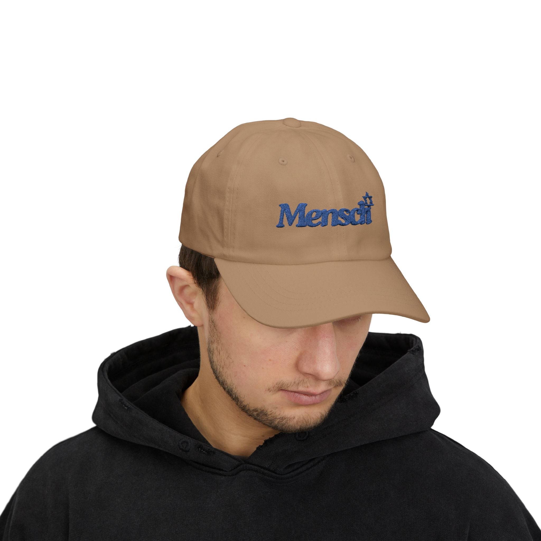 Mensch Hat Jewish Mensch Classic Baseball Cap for Mensch Embroidered Jewish Gift