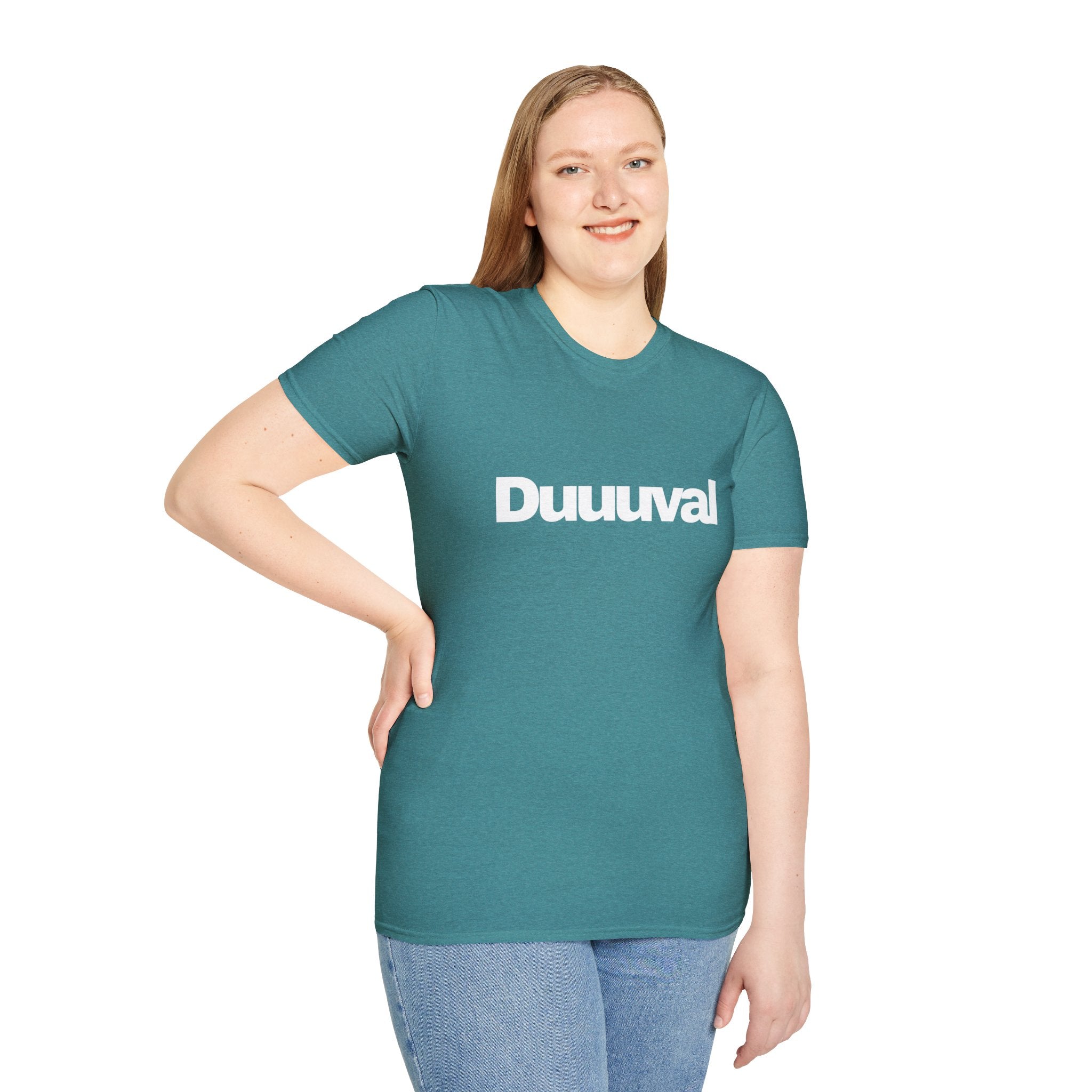 Duuuval Soft Tee with White Lettering Duval Show Your Love of the 904 in the Duuuval T-Shirt