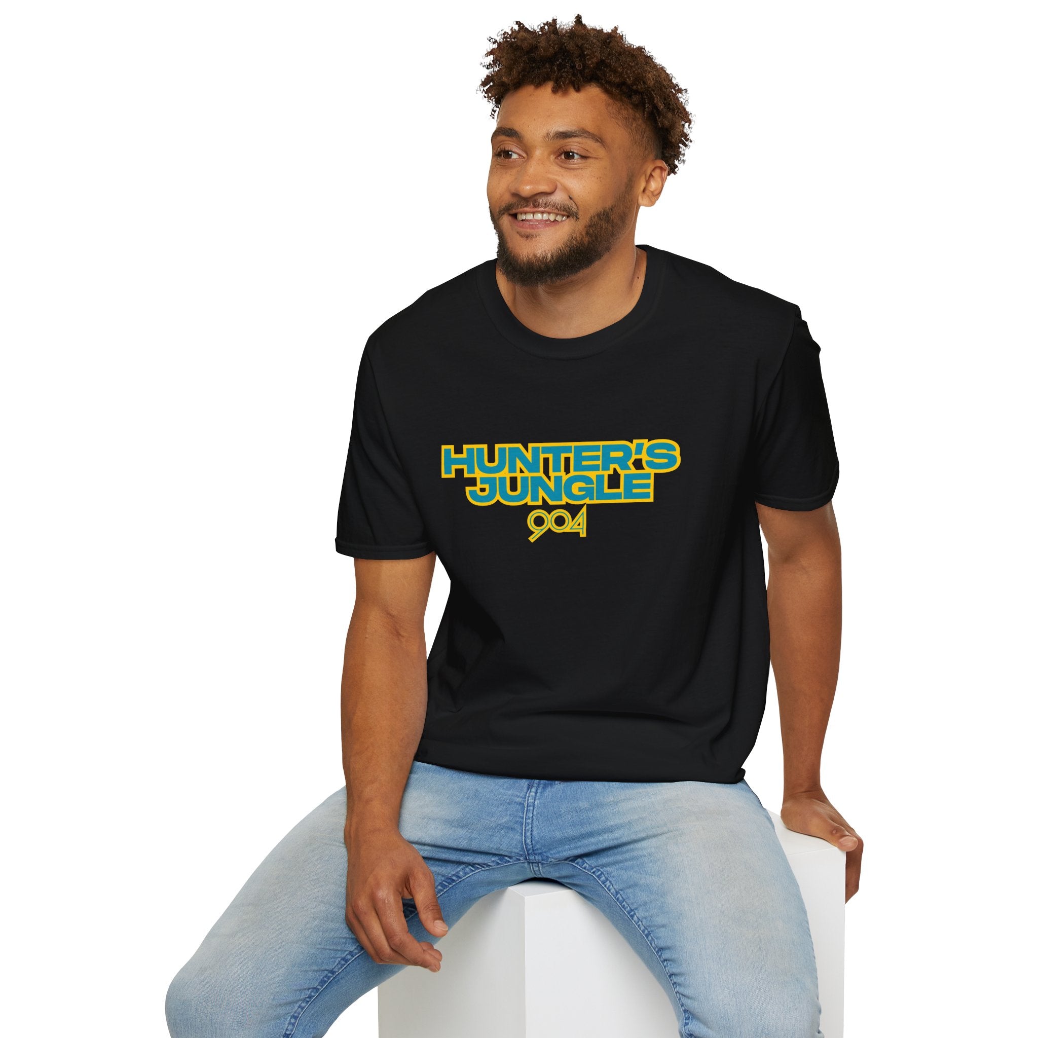 Hunter's Jungle Softstyle T-Shirt - Travis Hunter is a JAG Let's Go Duuuval