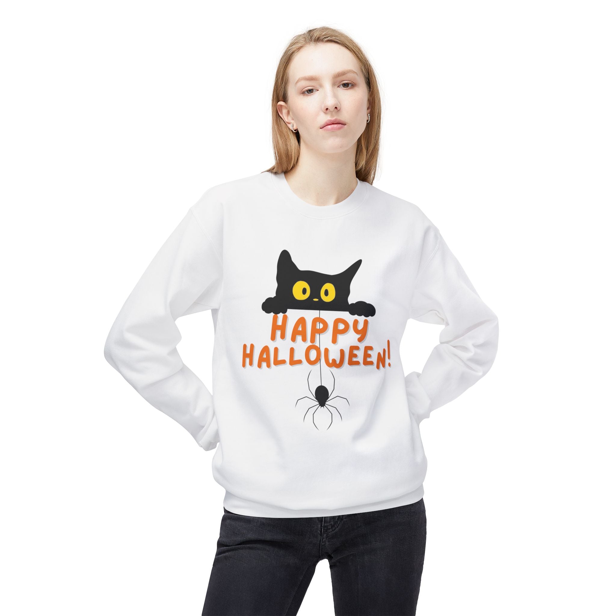 Halloween Sweatshirt for Halloween Shirt for Halloween Happy Halloween Sweatshirt Halloween Crewneck Sweatshirt