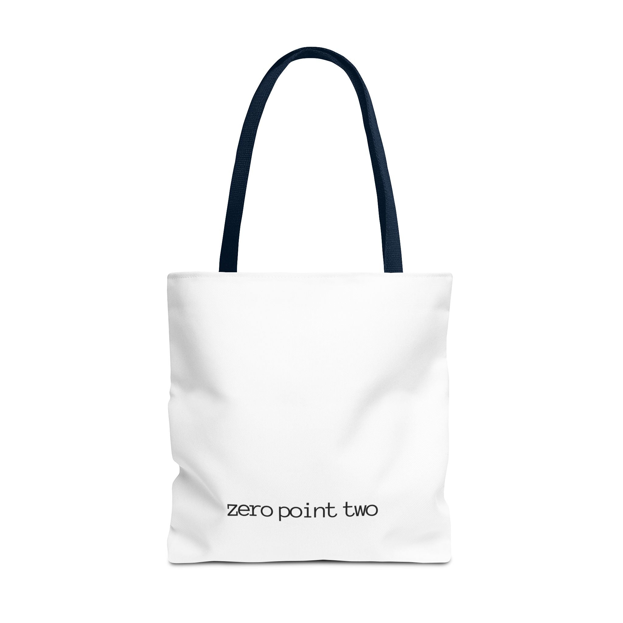 Zero Point Two Large Tote Bag Jewish Identity Tote Bag | Eco-Friendly Bag