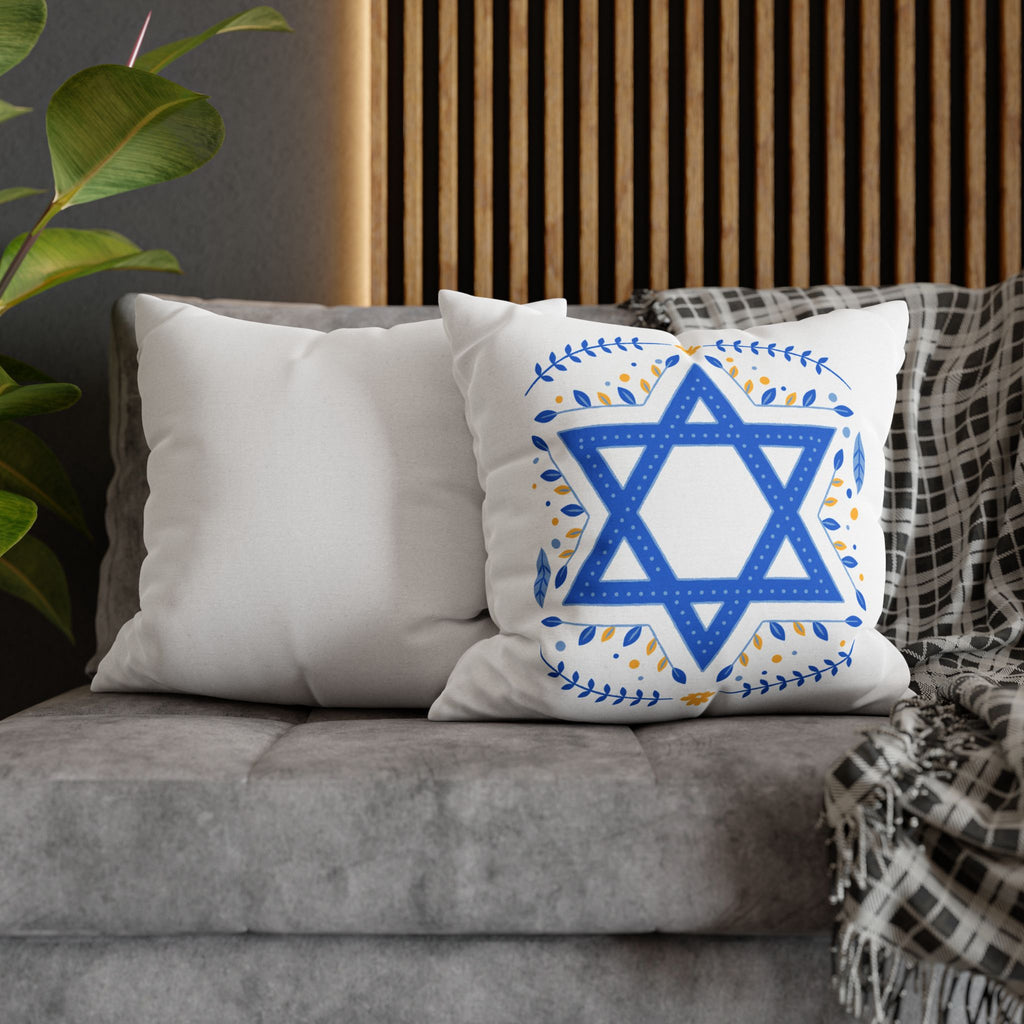 Hanukkah Square Pillowcase Hanukkah Decor Pillow Covers
