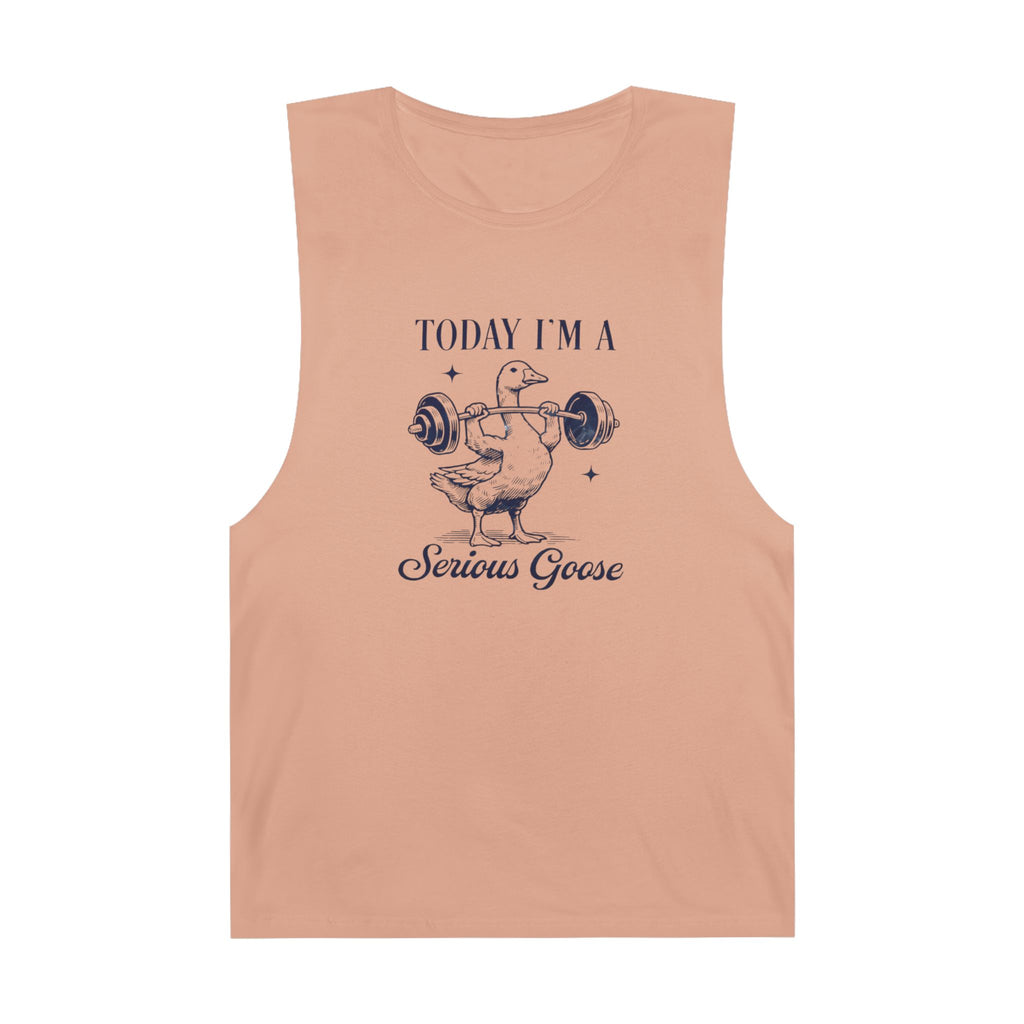 Serious Goose Tank - Unisex Gym Shirt, Funny Workout Tee, Barnard Style Tank Top
