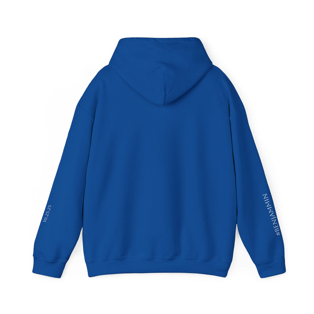 Custom Bar MItzvah Hoodie (Ben) Unisex Heavy Blend™ Hooded Sweatshirt Custom Bar Mitzvah Swag