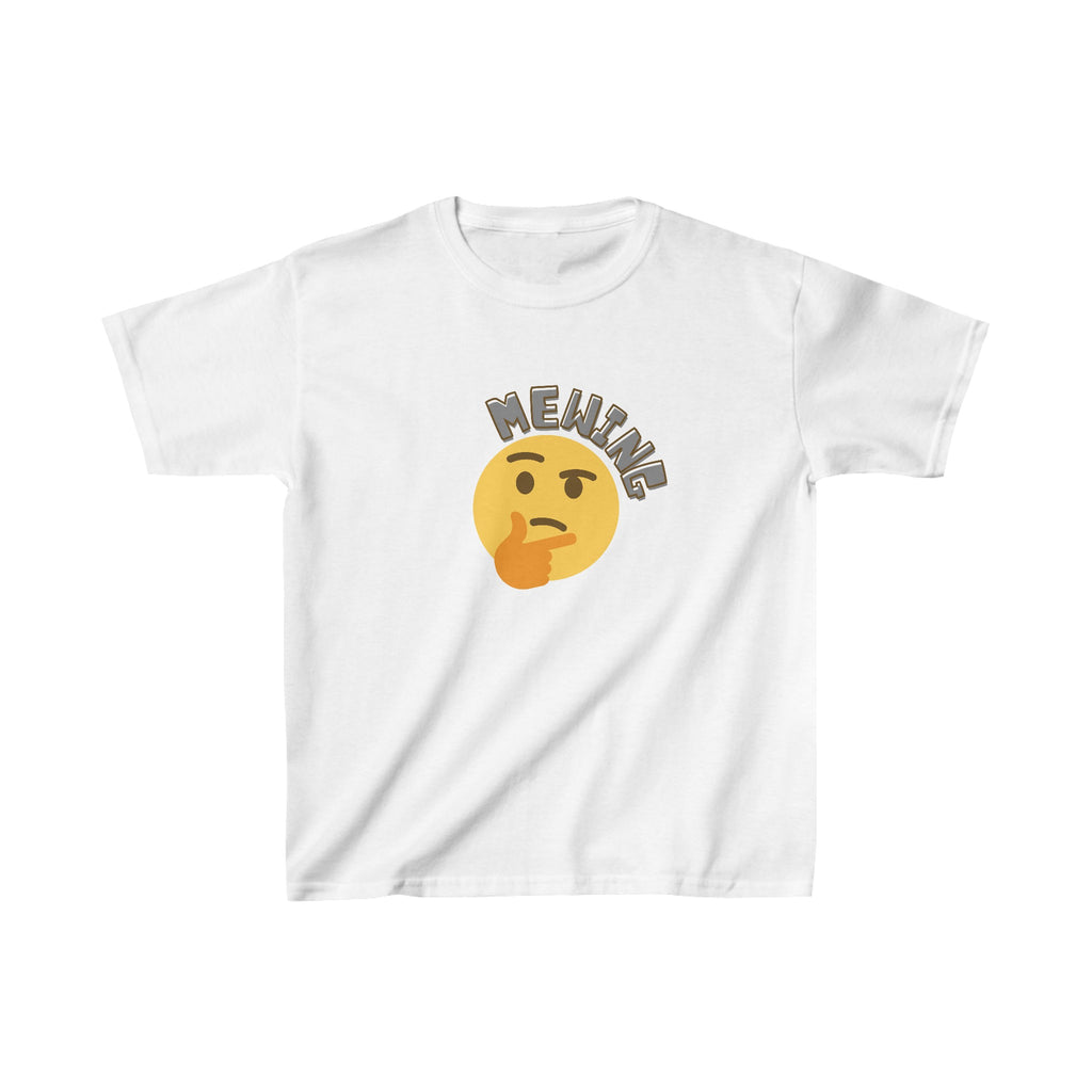 Mewing or To Mew Kids Heavy Cotton™ Tee