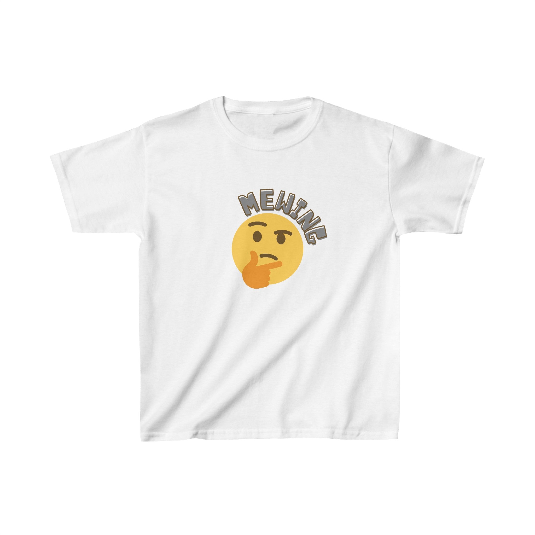 Mewing or To Mew Kids Heavy Cotton™ Tee