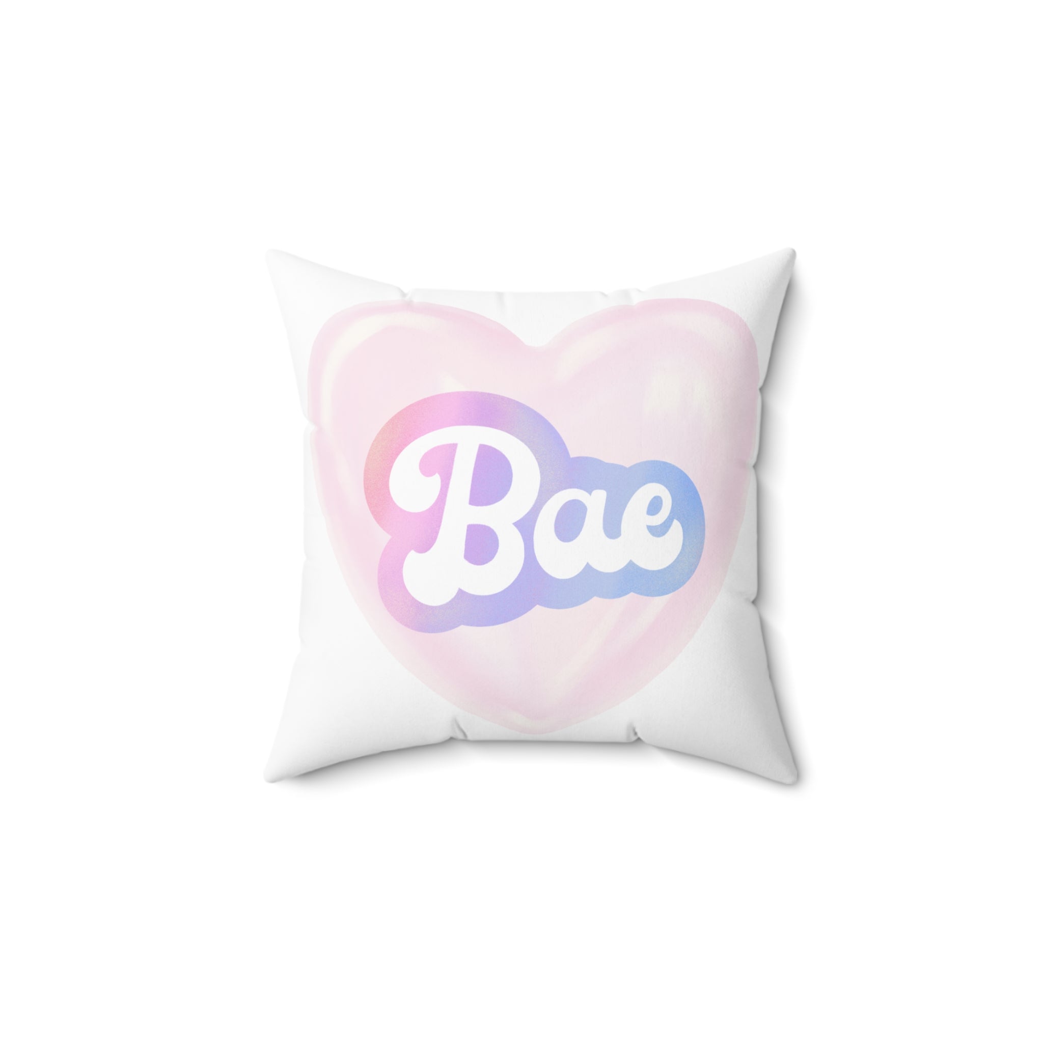 Bae Throw Pillow is a Spun Polyester Square Pillow