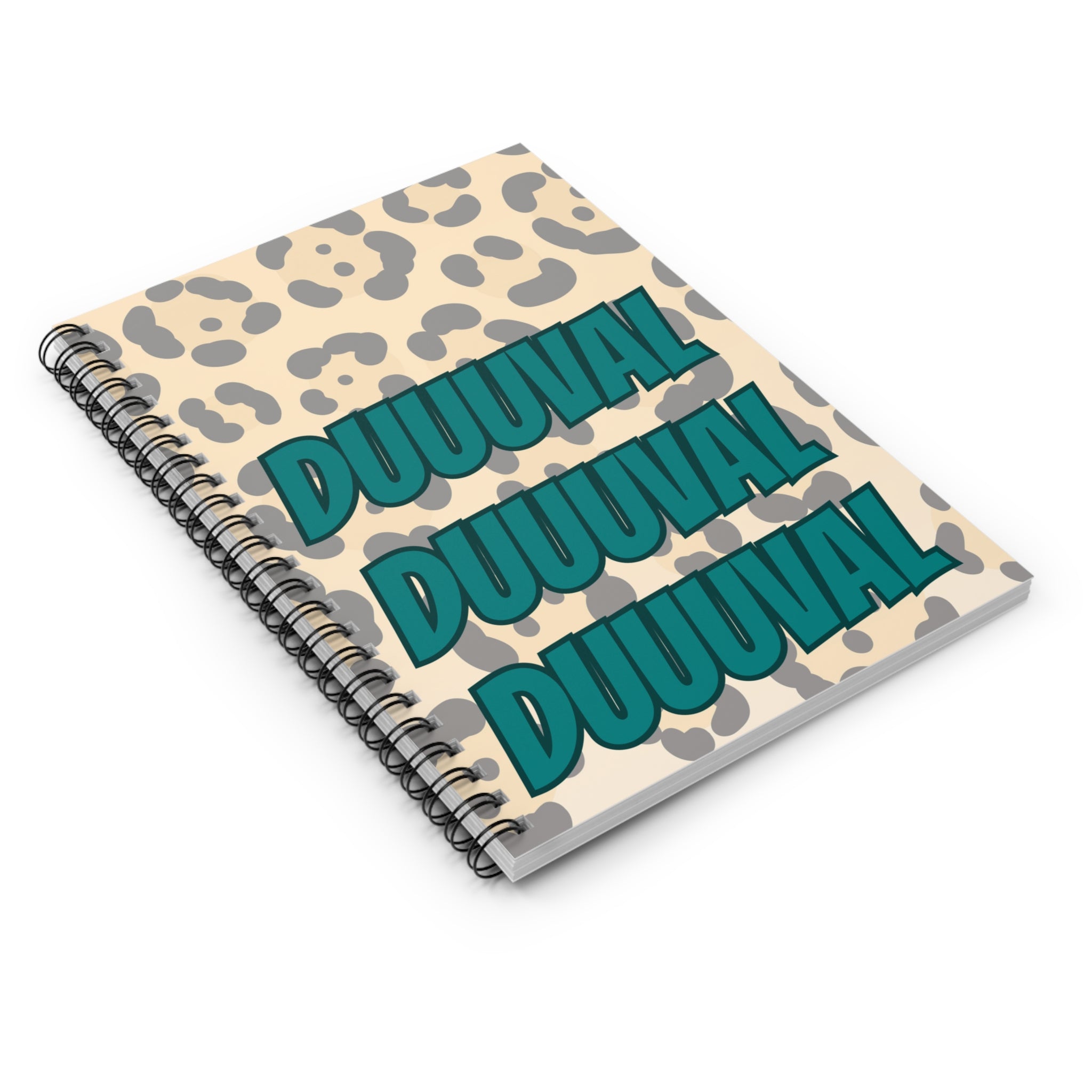 Duuuval Jags Spiral Notebook - Ruled Line