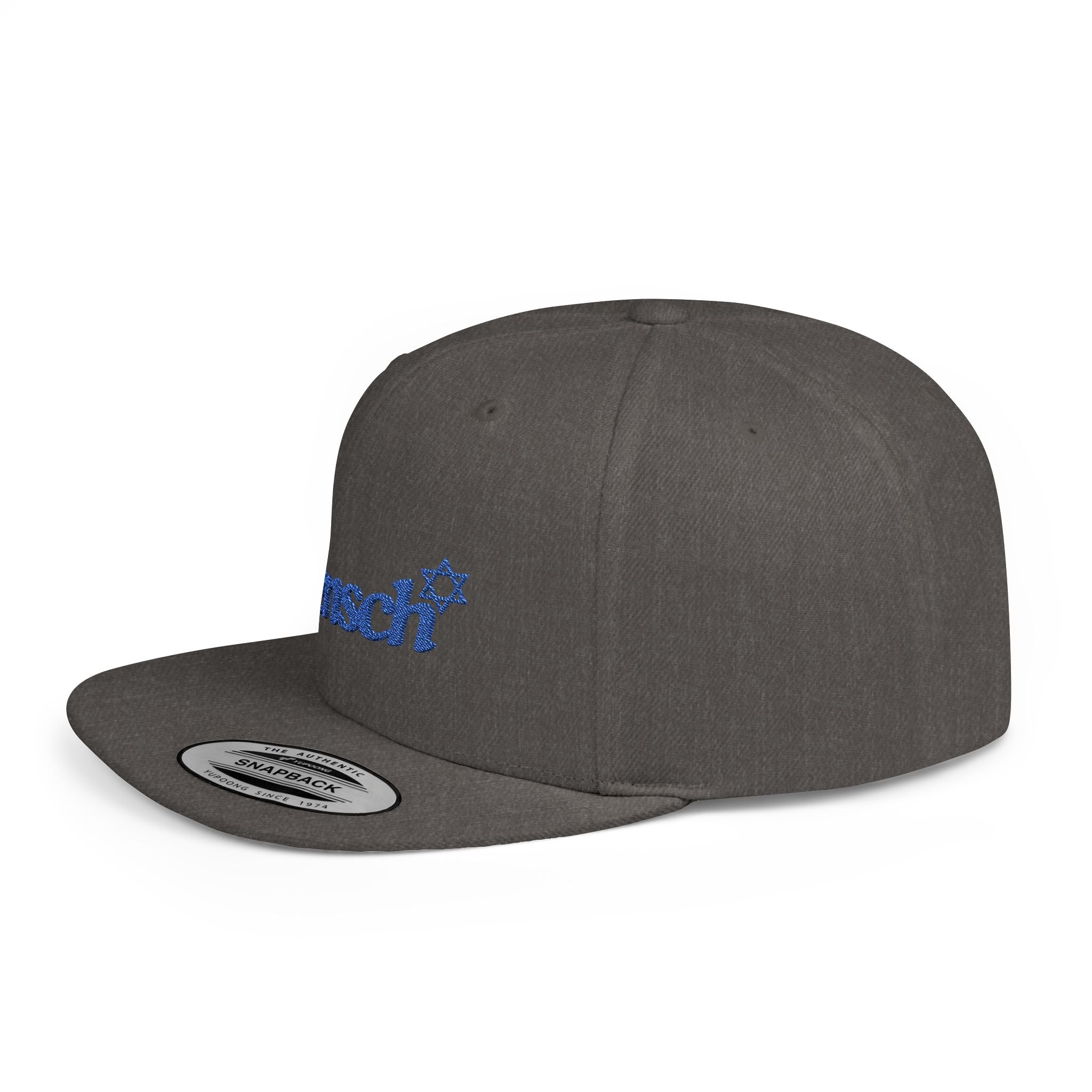 Mencsh Hat Jewish Gift for Mensch the Flat Bill Snapback Hat is the perfect gift