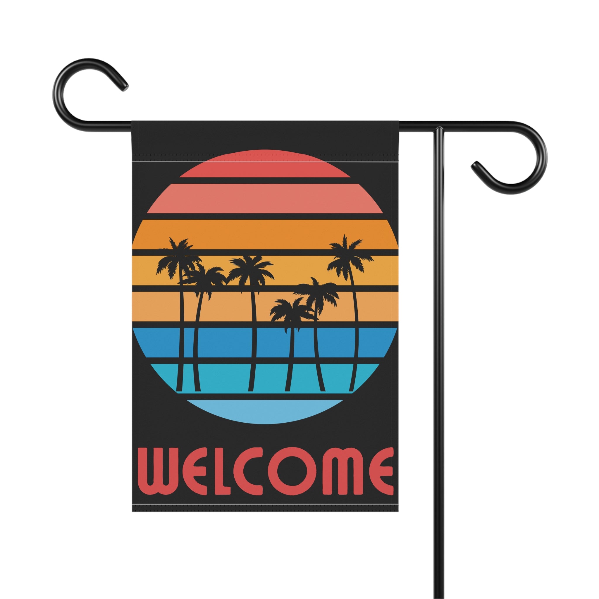 Beach House Welcome Flag 12 x 18 Tropical Welcome Garden Banner
