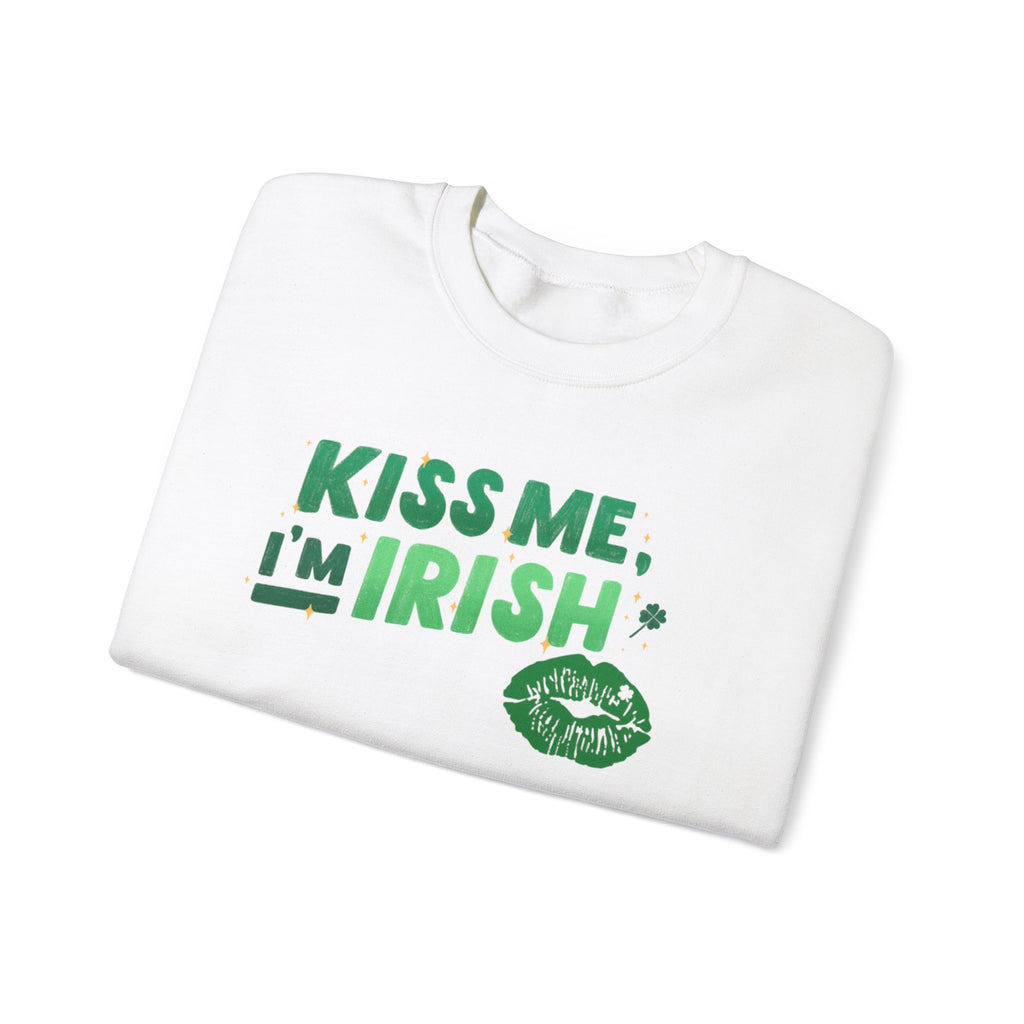 Kiss Me, I'm Irish Sweatshirt - Unisex St. Patrick's Day Crewneck
