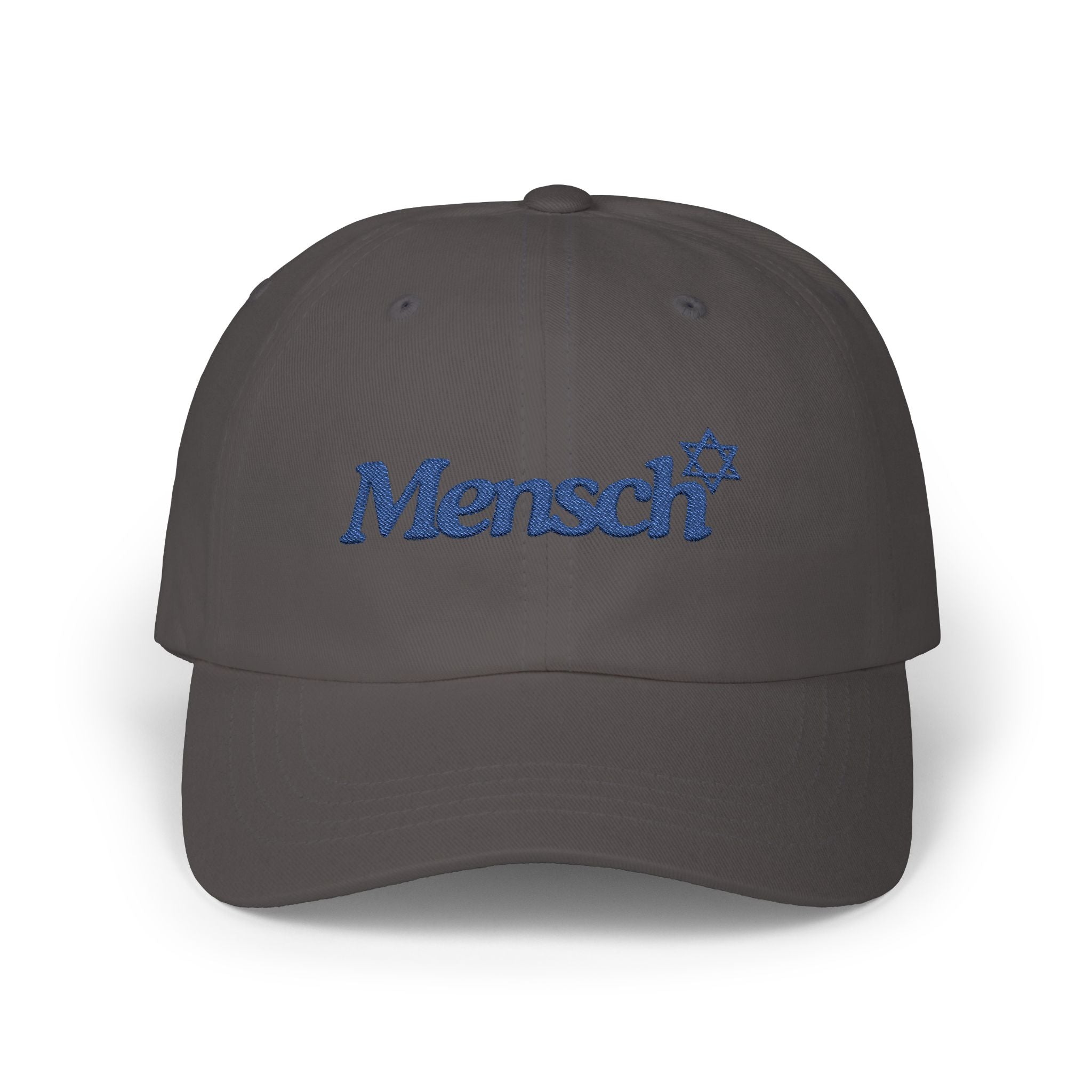 Mensch Hat Jewish Mensch Classic Baseball Cap for Mensch Embroidered Jewish Gift