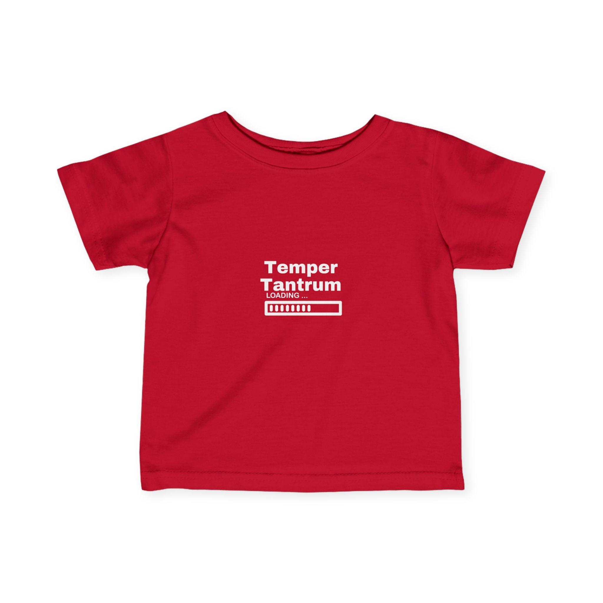 Temper Tantrum Loading Funny Infant Temper Tantrum Tee, Baby Shirt, Toddler Humor T-Shirt, Gift for New Parents, Cute Baby Outfit