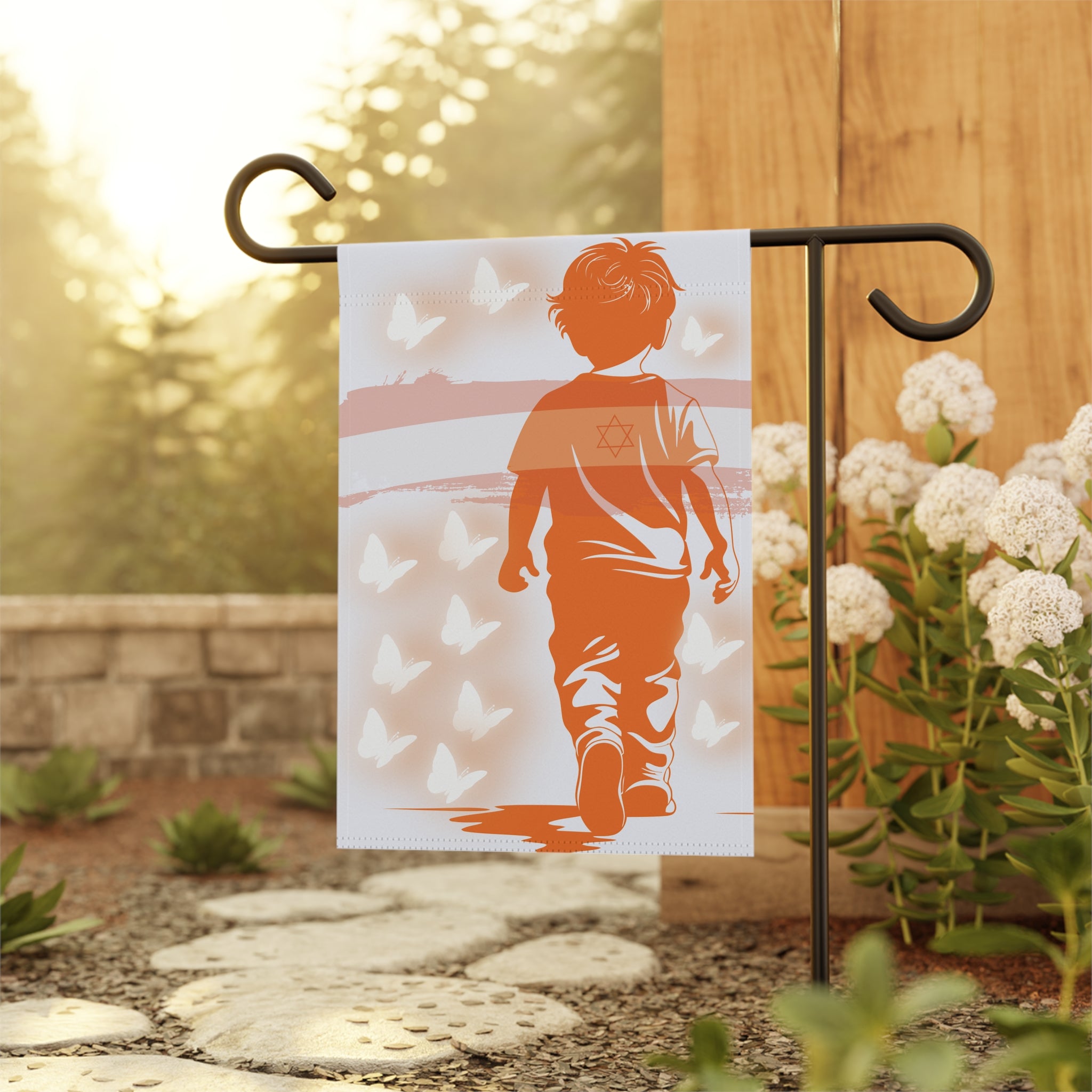 The Bibas Butterflies for Bibas Family Remembrance Flag Never Again is Now Bibas Family Butterflies for Ariel