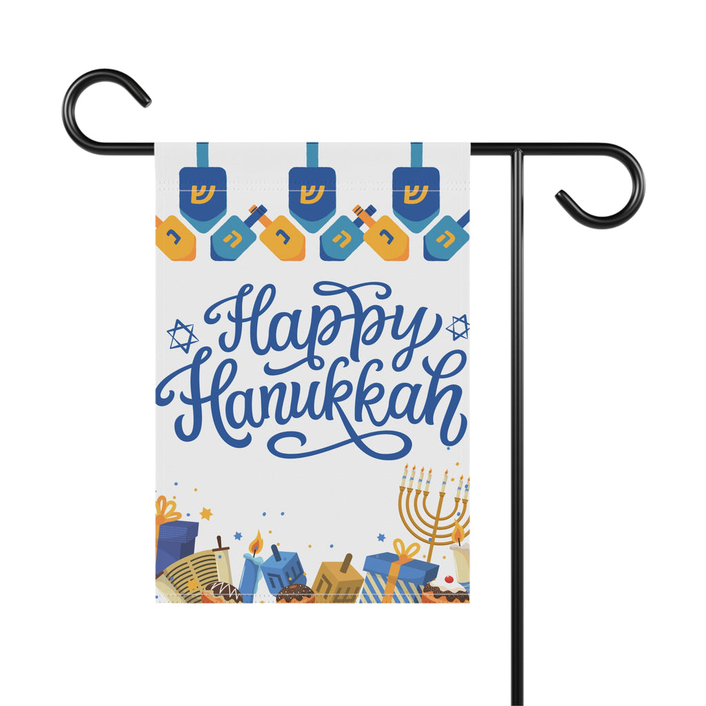 Happy Hanukkah Flag, Hanukkah House or Garden Flag