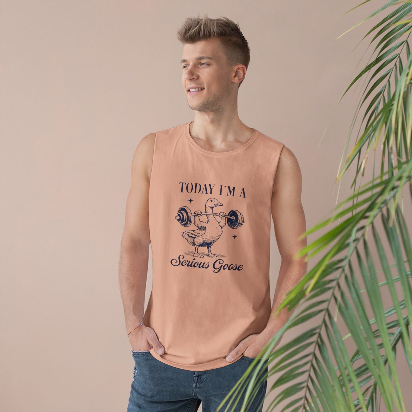 Serious Goose Tank - Unisex Gym Shirt, Funny Workout Tee, Barnard Style Tank Top