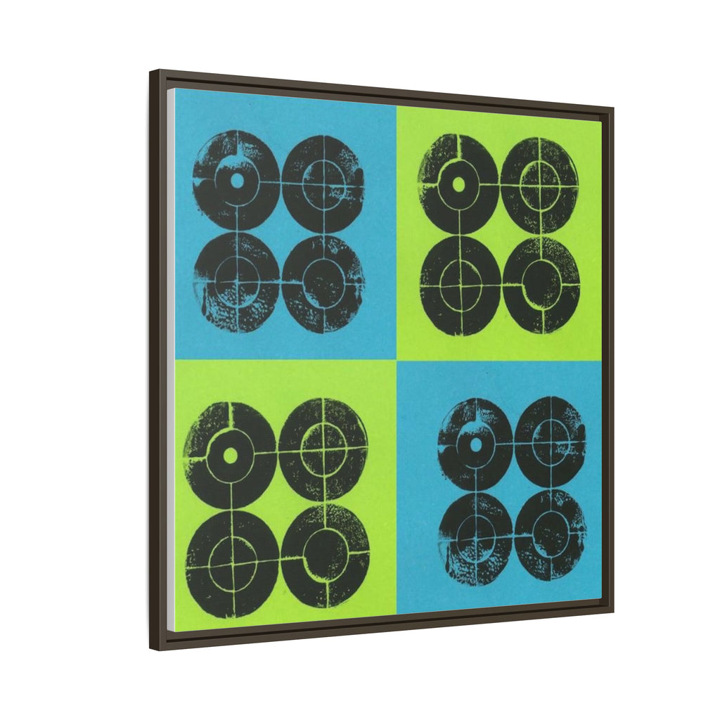 Printing With Legos Collagraph Matte Canvas, Framed