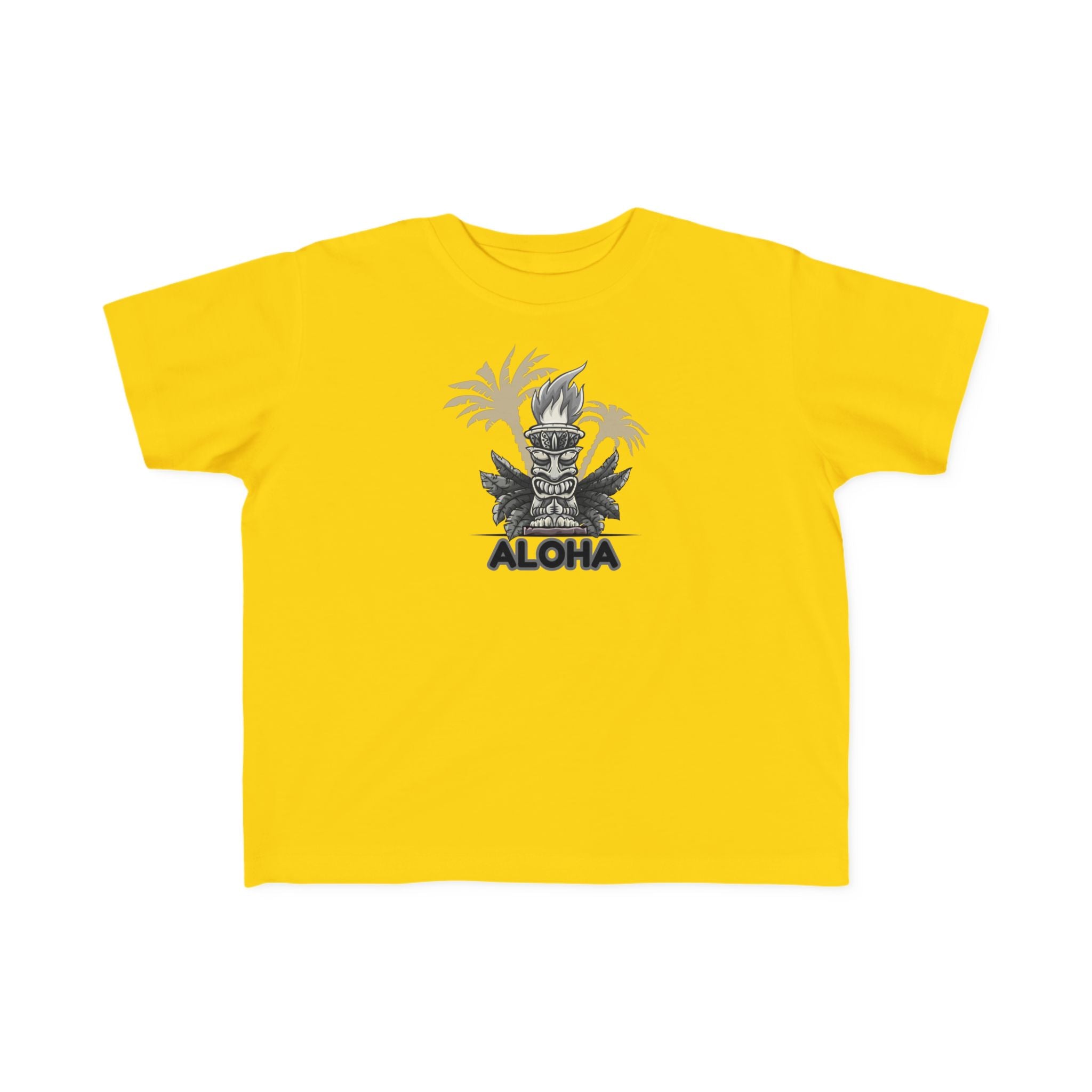 ALOHA Toddler ALOHA T-Shirt | Cute Hawaiian Tee, Summer Vacation Shirt, Great for Luau Celebrations