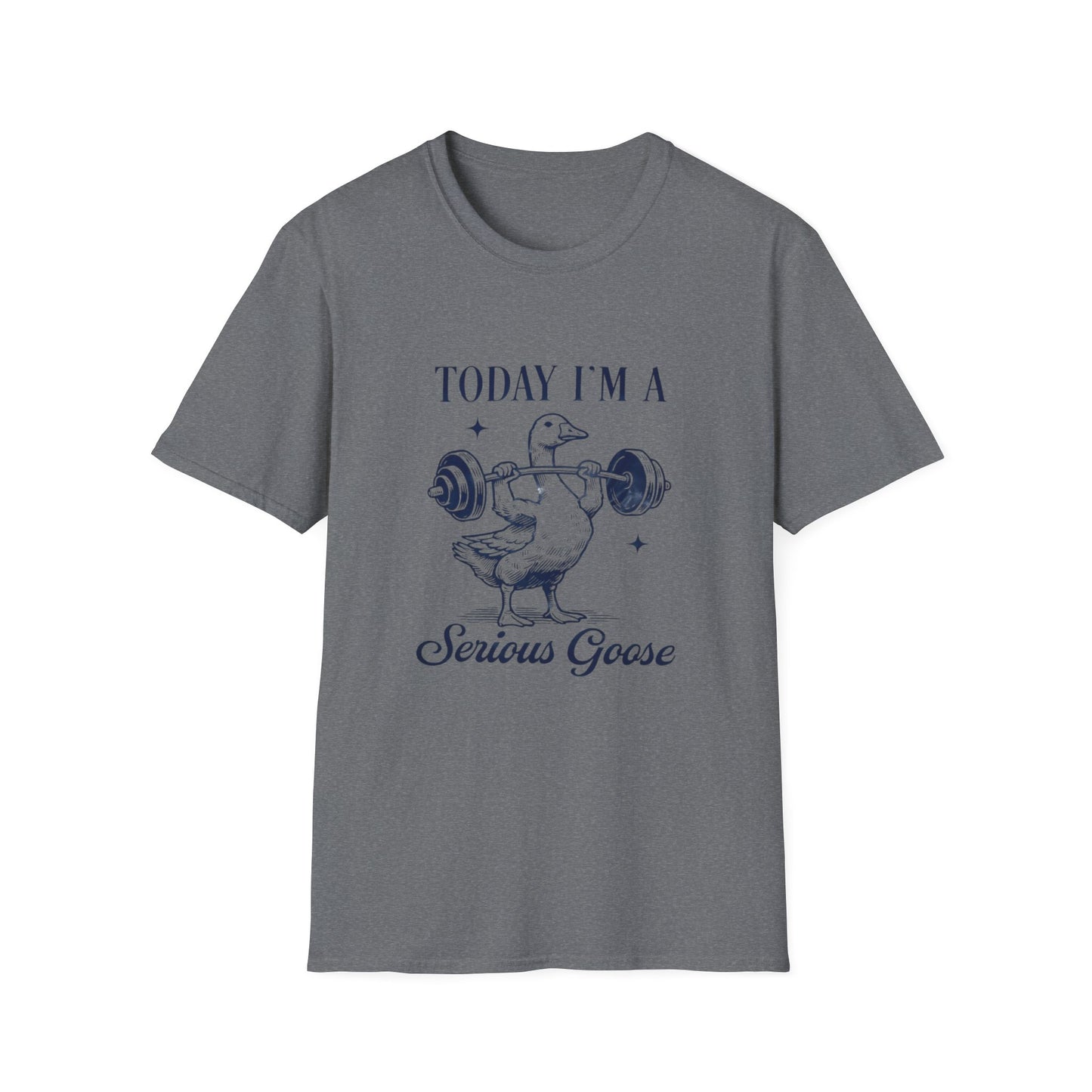 Serious Goose Tee Serious Goose Soft Vintage Style Tee, Funny Goose T-shirt