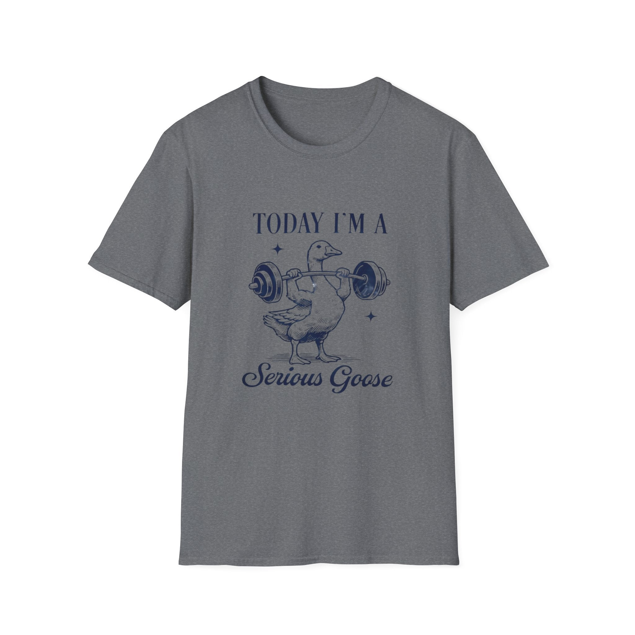 Serious Goose Tee Serious Goose Soft Vintage Style Tee, Funny Goose T-shirt