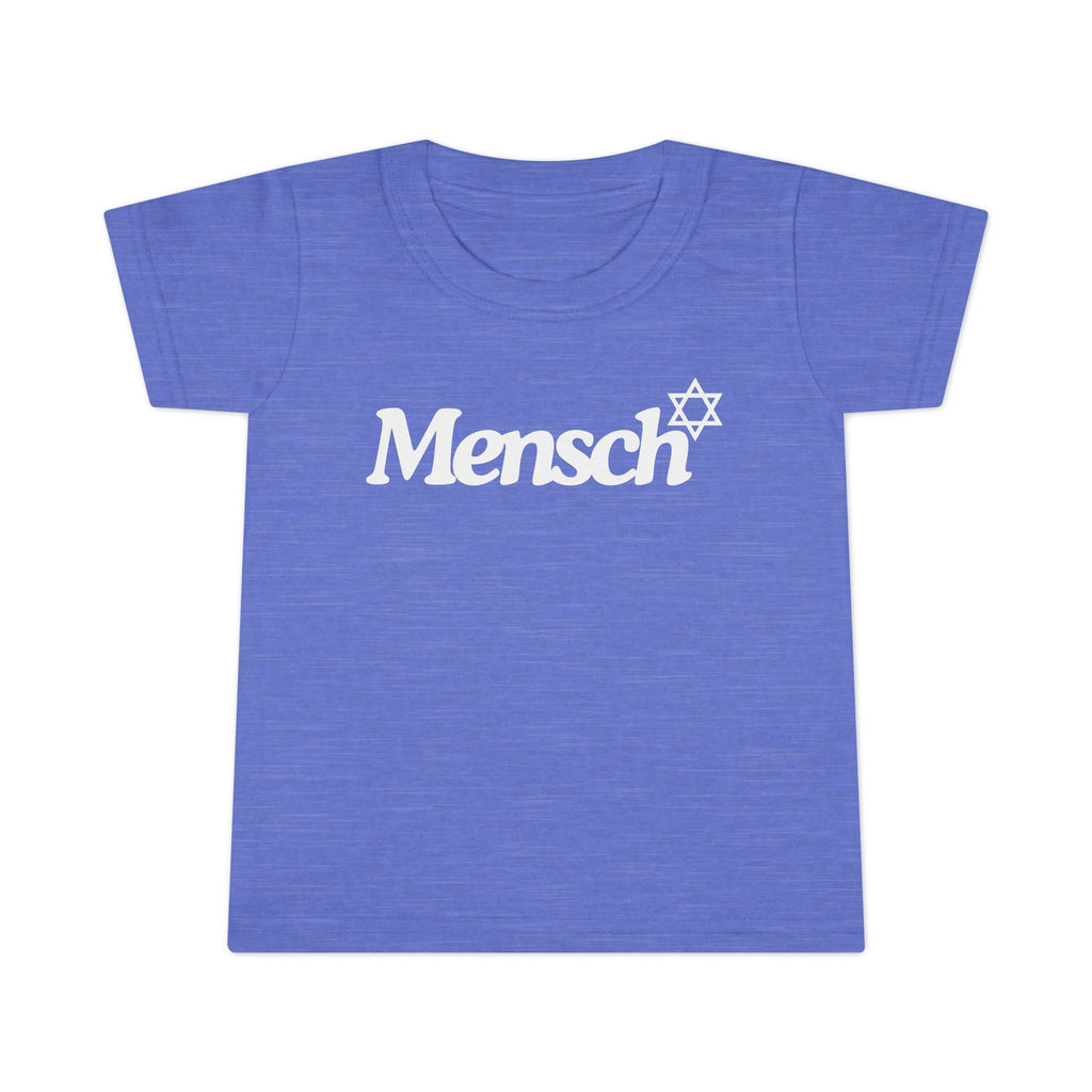 Toddler Mensch T-Shirt Jewish Kids Tee Yiddish Fun Playtime Shirt Jewish Toddler Gifts