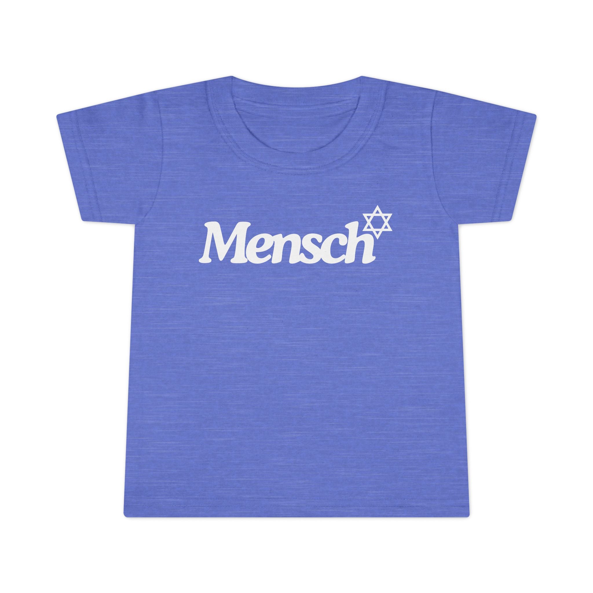 Toddler Mensch T-Shirt Jewish Kids Tee Yiddish Fun Playtime Shirt Jewish Toddler Gifts