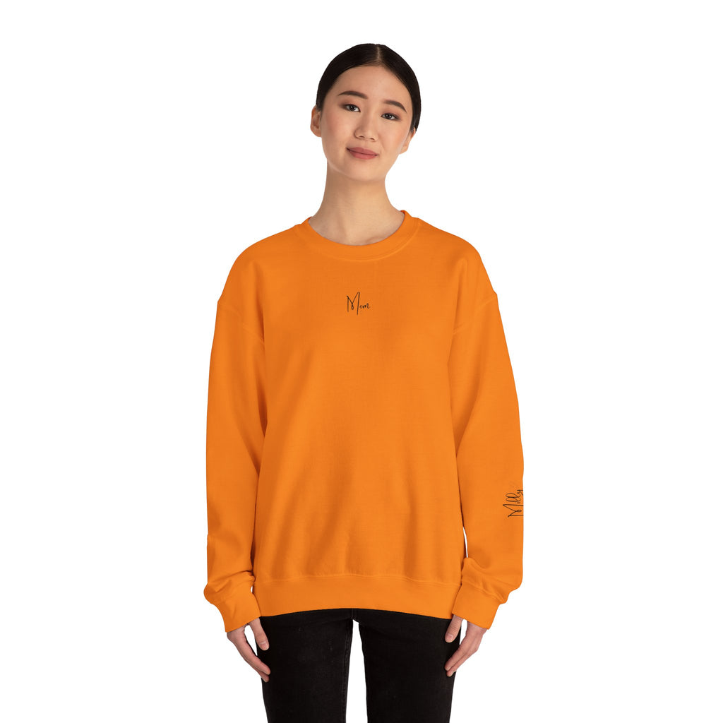 Jewish Mom Crewneck Sweatshirt with Custom Kids Names