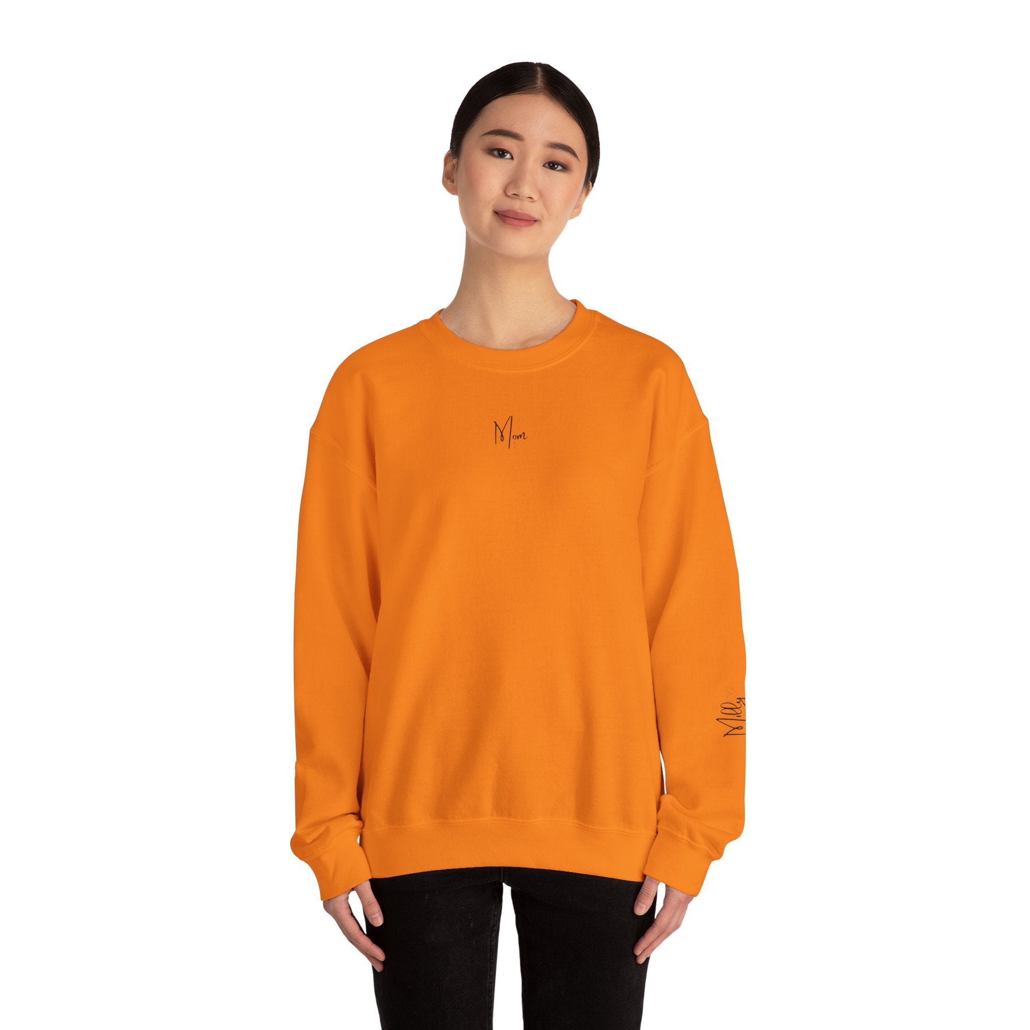 Jewish Mom Crewneck Sweatshirt with Custom Kids Names
