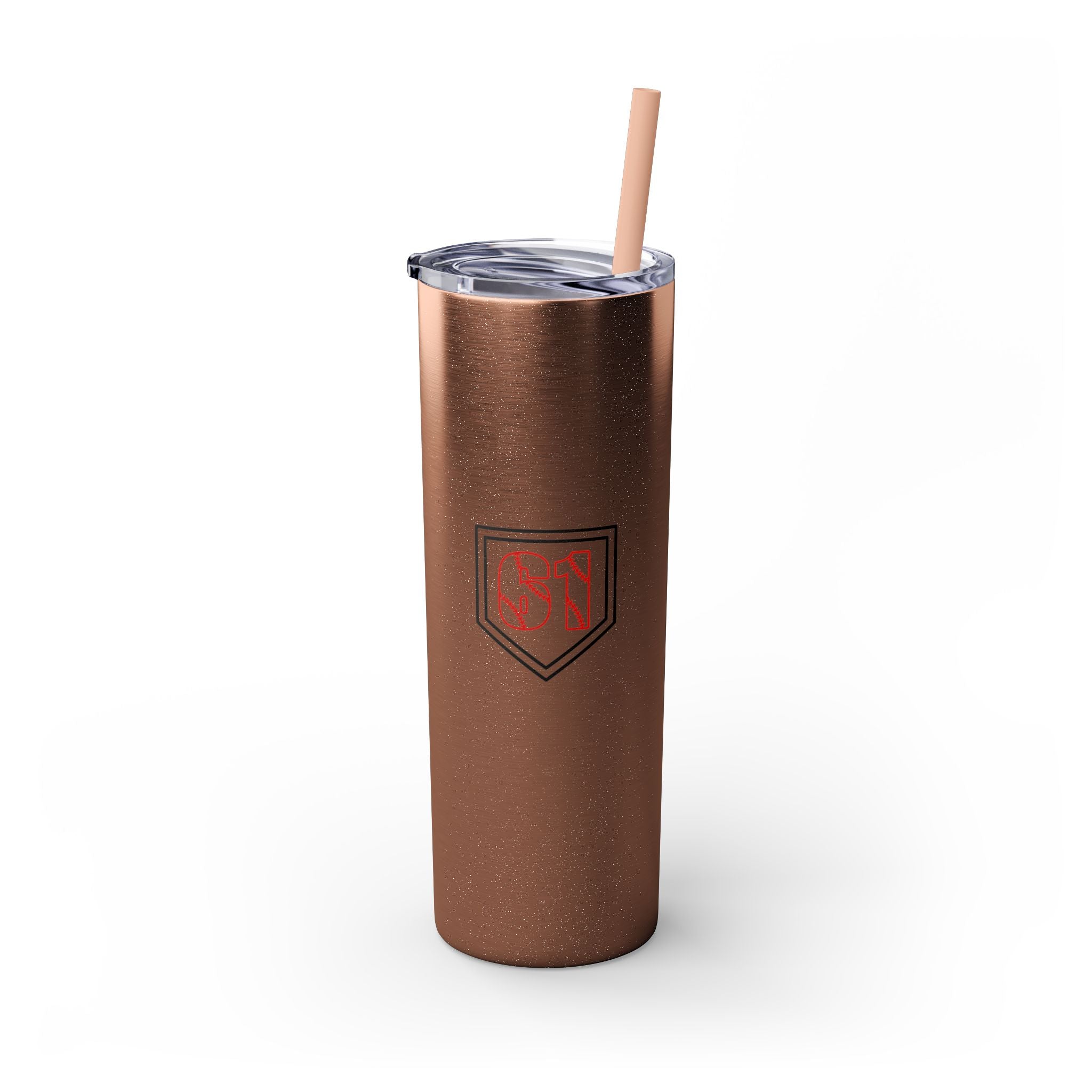 Custom CJs Mom Skinny Tumbler with Straw, 20oz