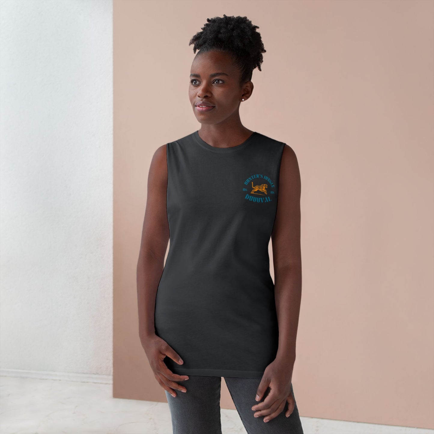 The Hunt is On Duuuval Sleevelss Shirt The Hunt is On Muscle Shirt Duuuval Jags Workout Top