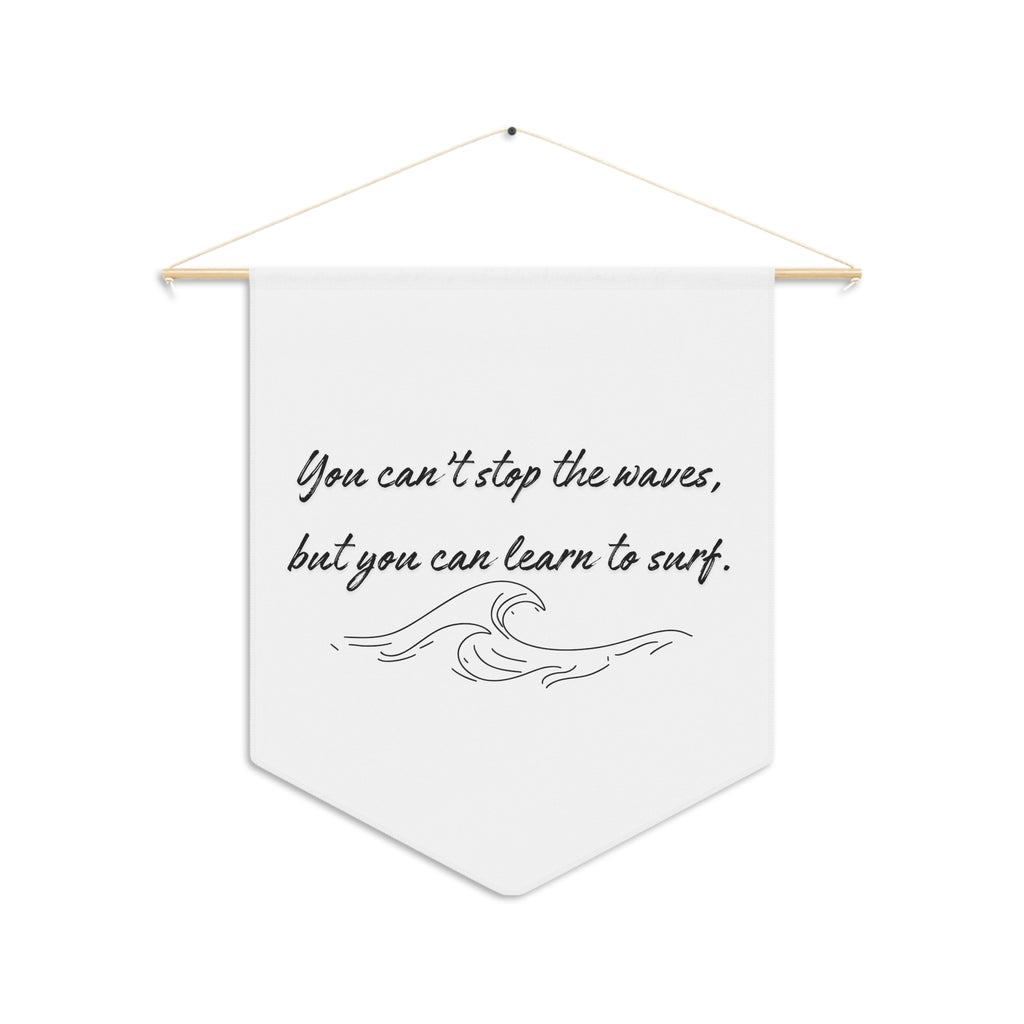 Learn to Surf Inspirational Pennant
